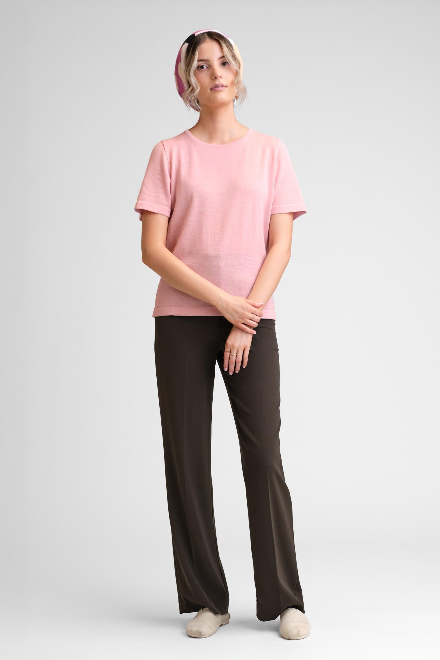 Simple Knit T Shirt Twinflower