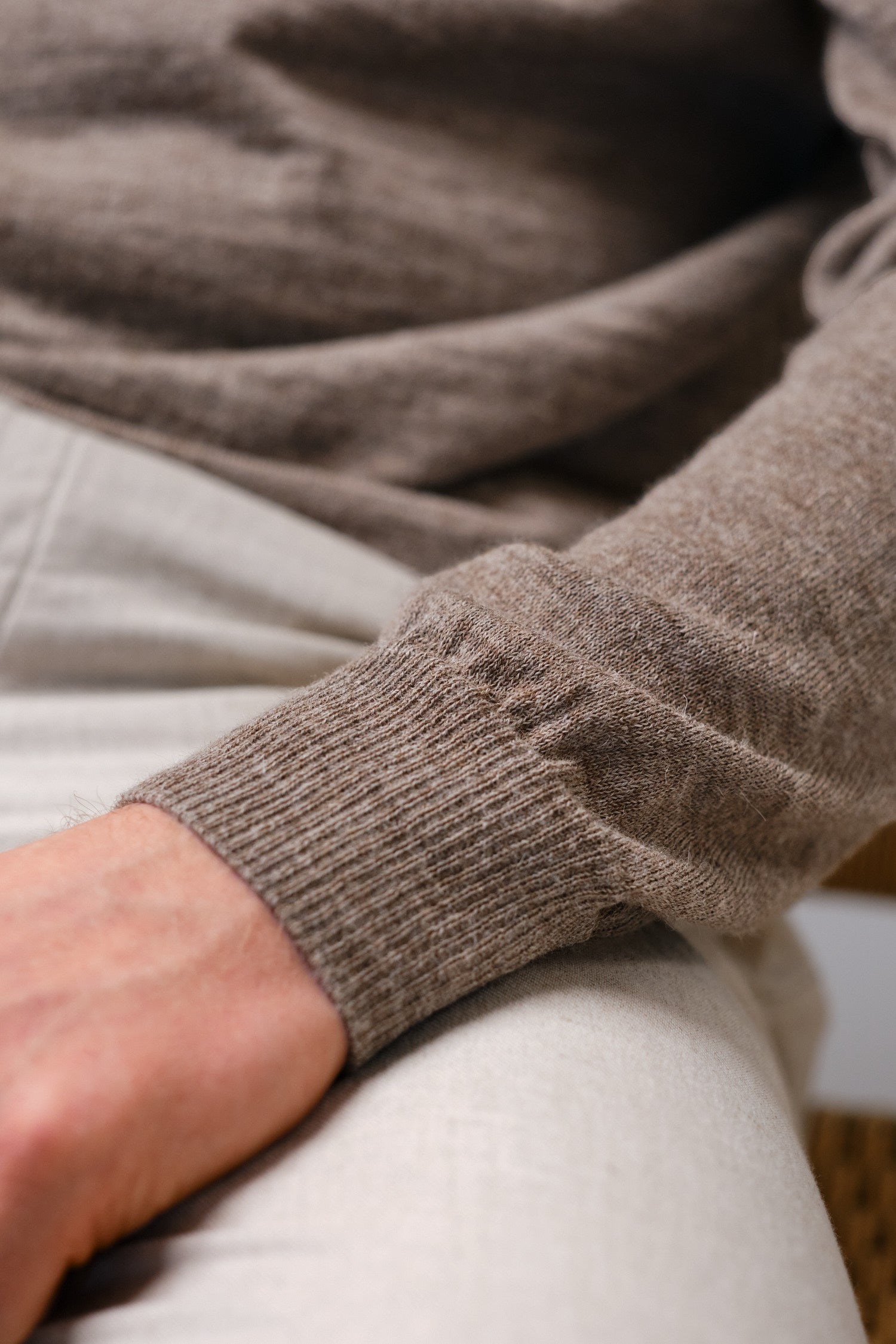 Element Knit Sweater Dark Greige