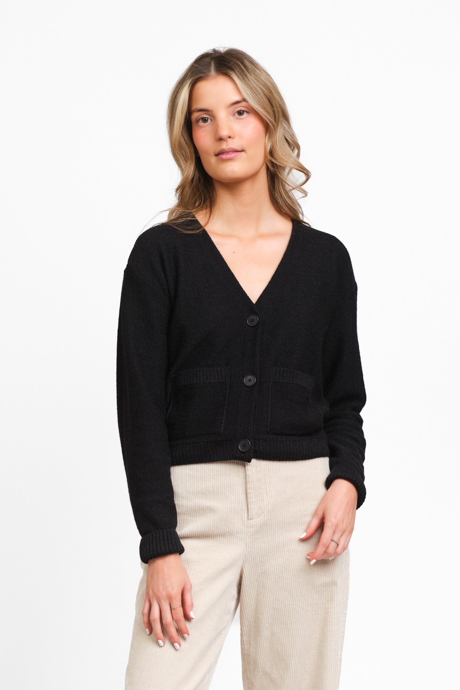 Petiole Cardigan Black