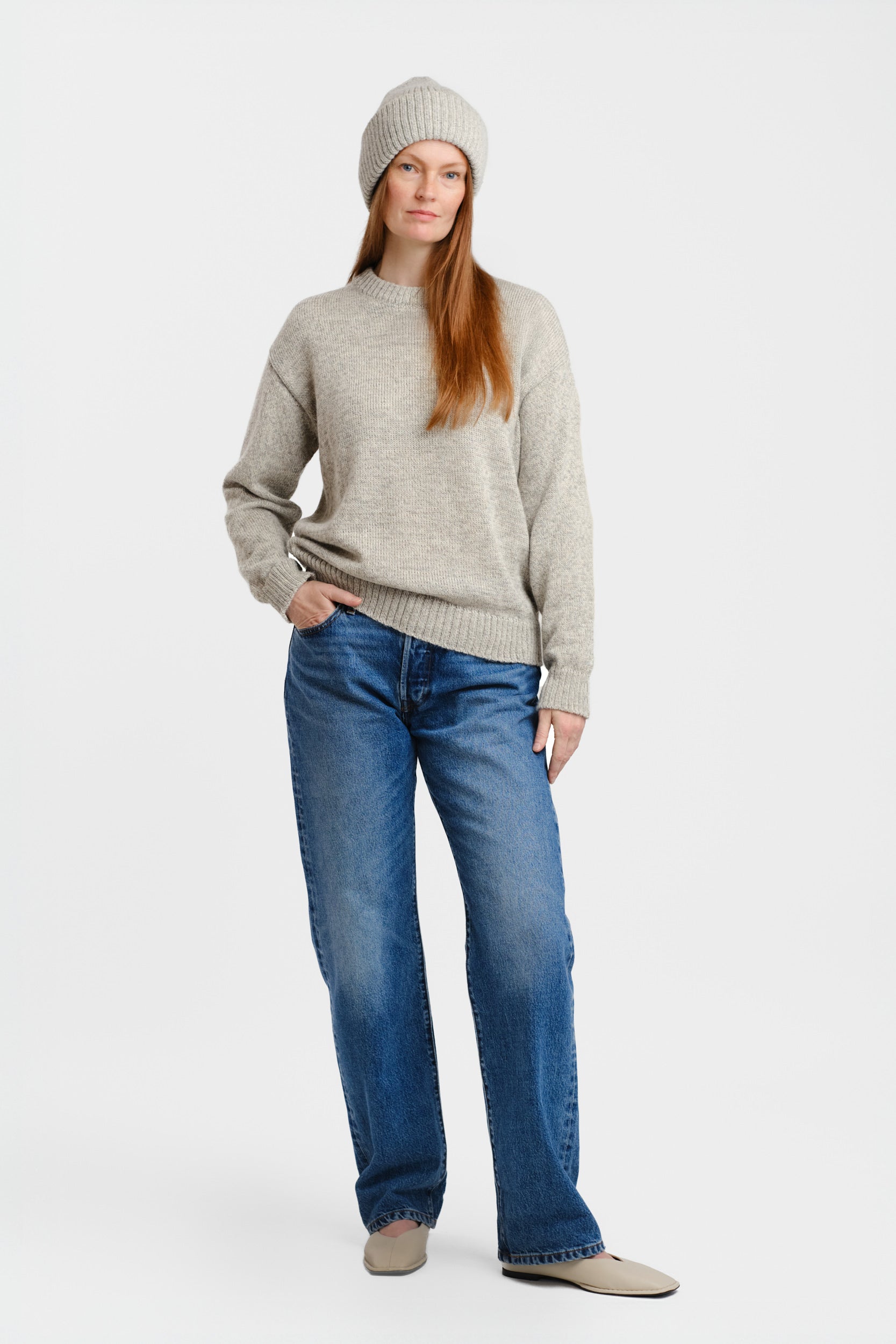 TOASTY sweater, almond