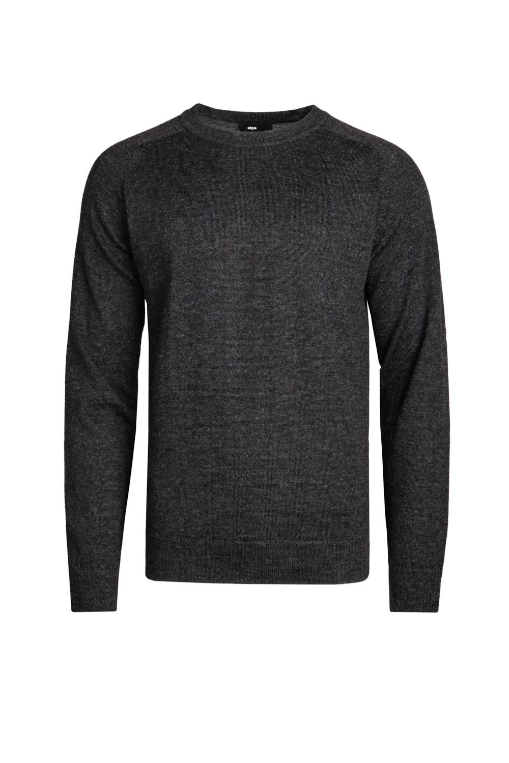 Sweater Dark Grey Crew Neck