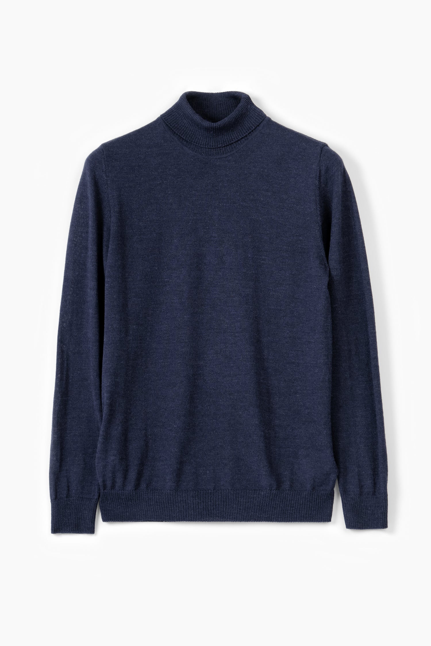 Turtleneck Navy Roll Neck