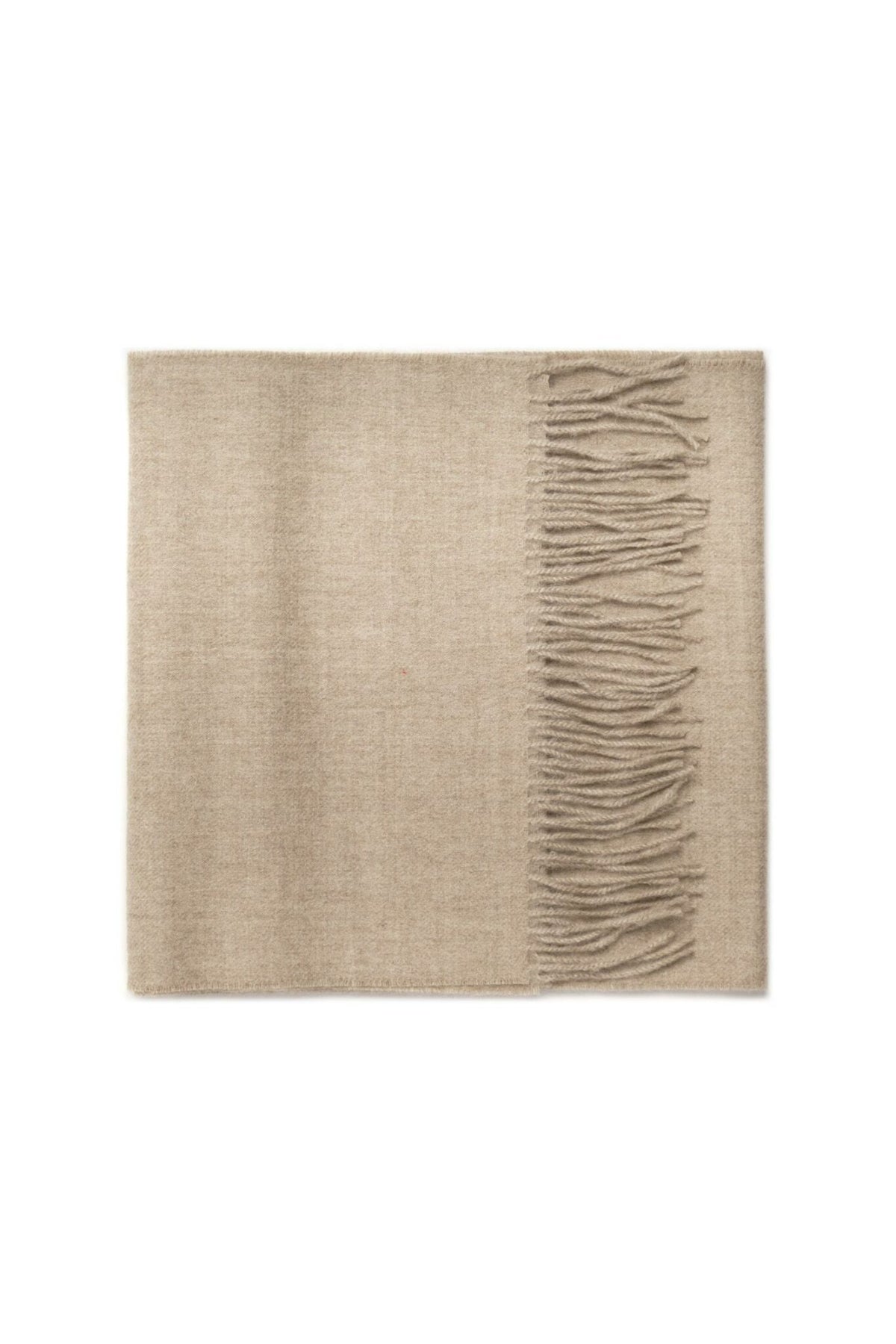 Alpaca Wool Scarf Brown