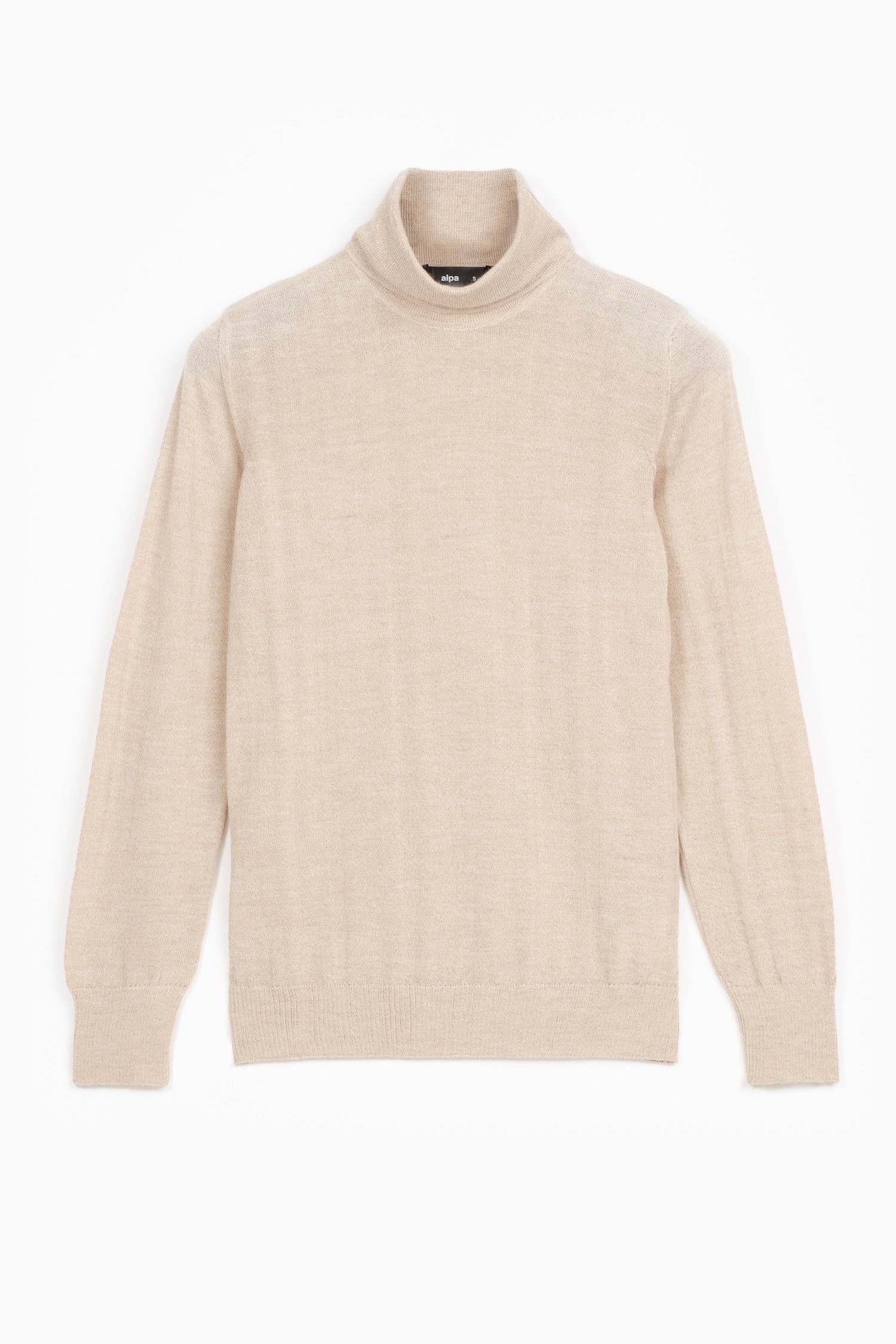 Smooth Turtleneck Beige
