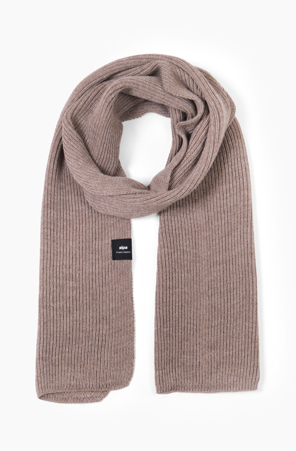 Avenue Scarf Dark Greige