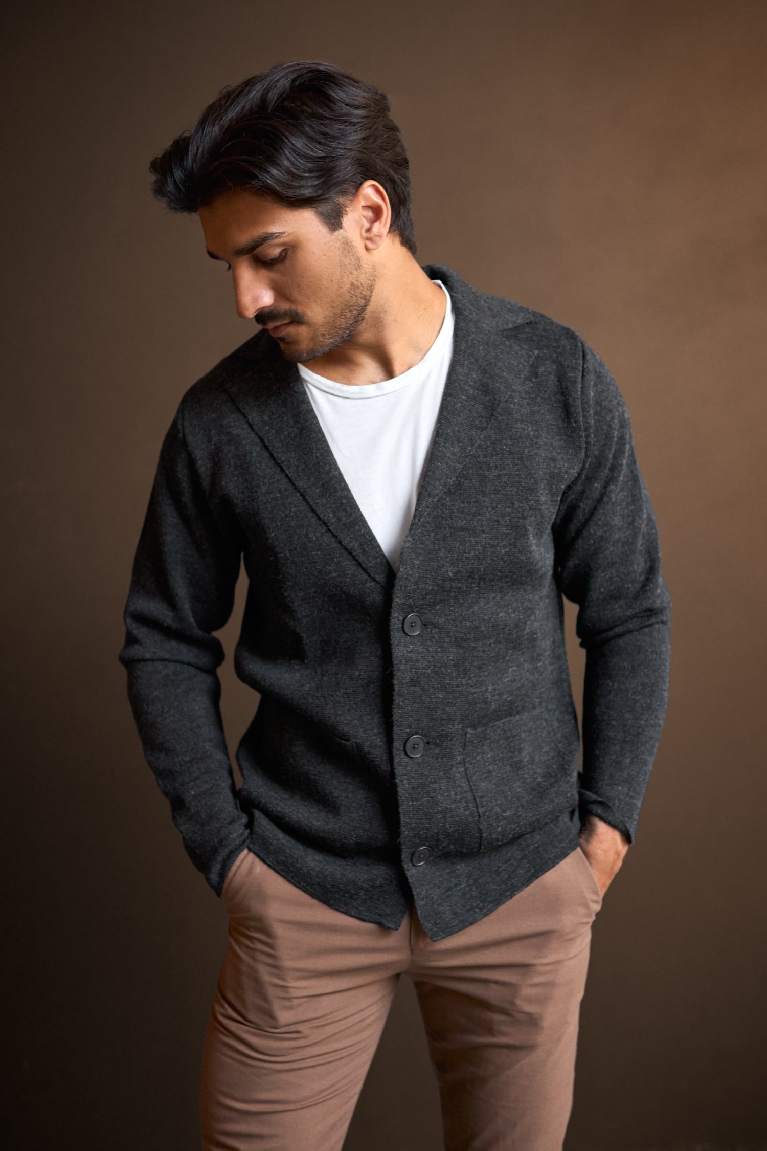 Blaze Cardigan Charcoal
