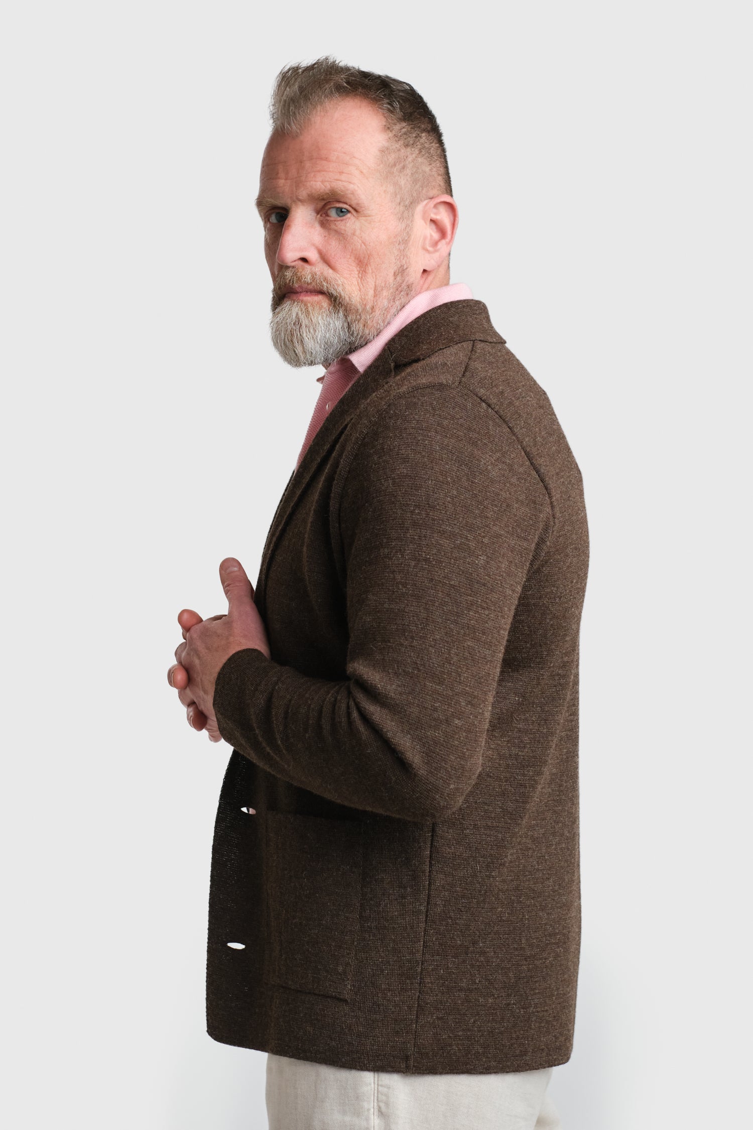 Blaze Cardigan Dark Brown