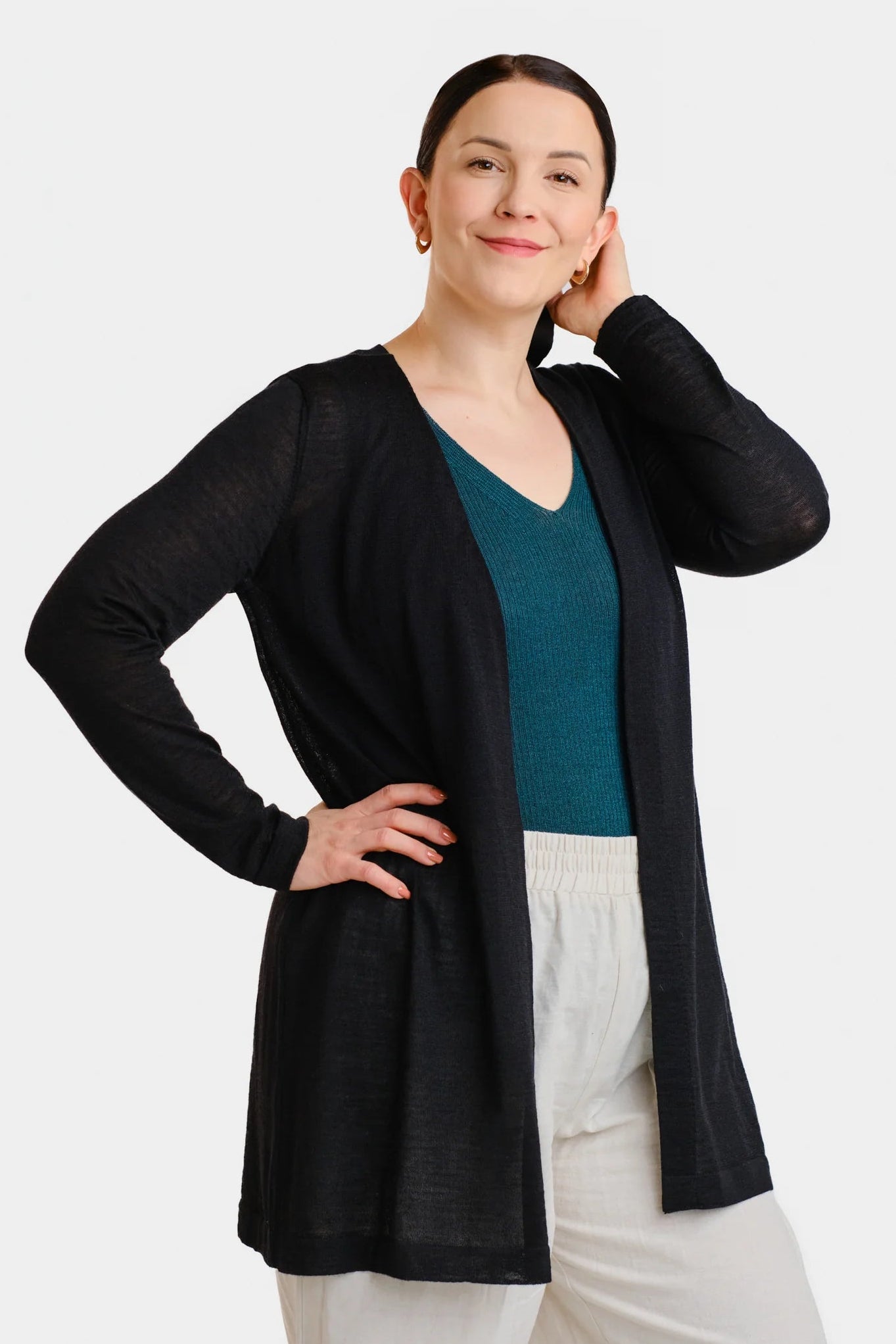 BREEZE cardigan, black