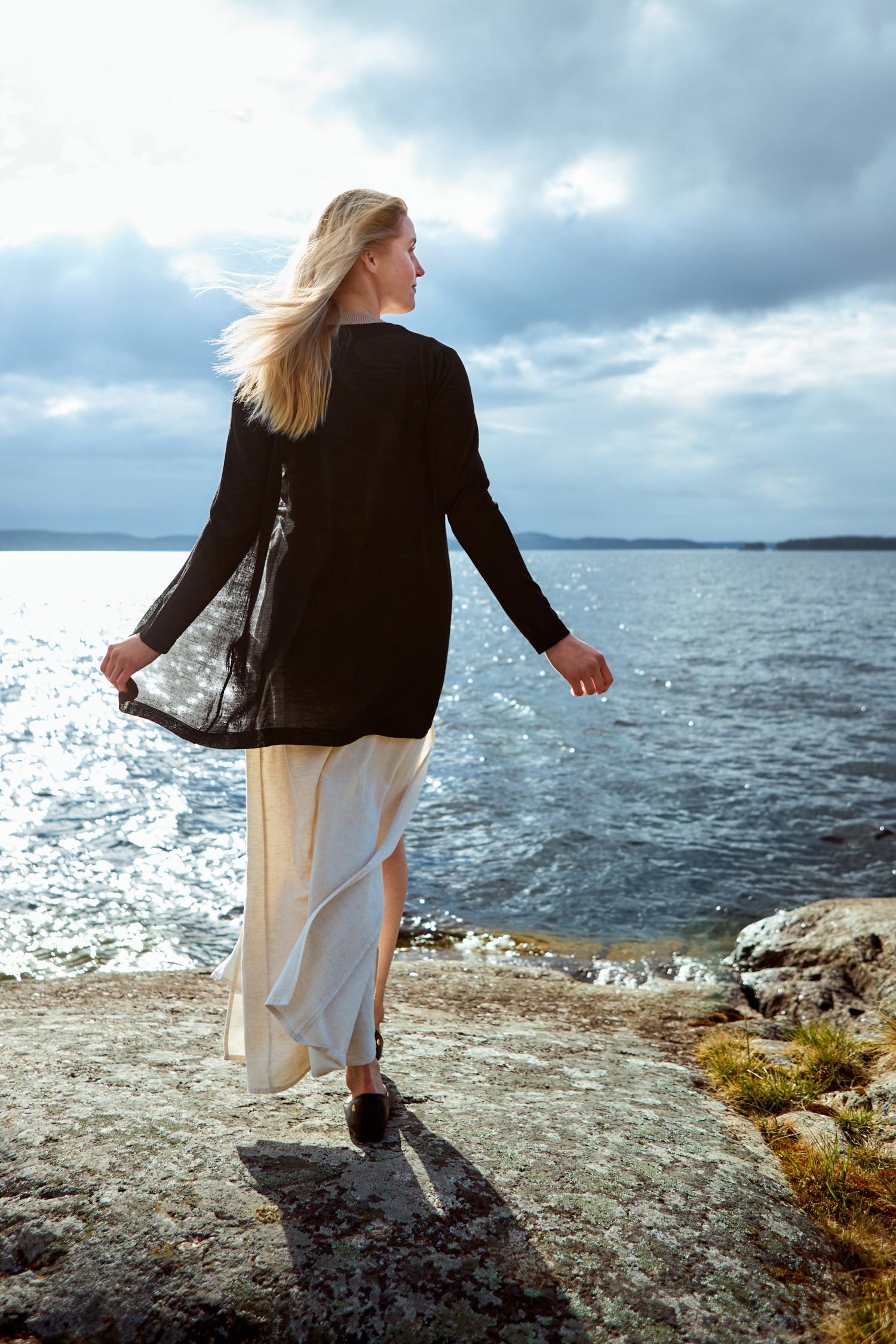 BREEZE cardigan, black