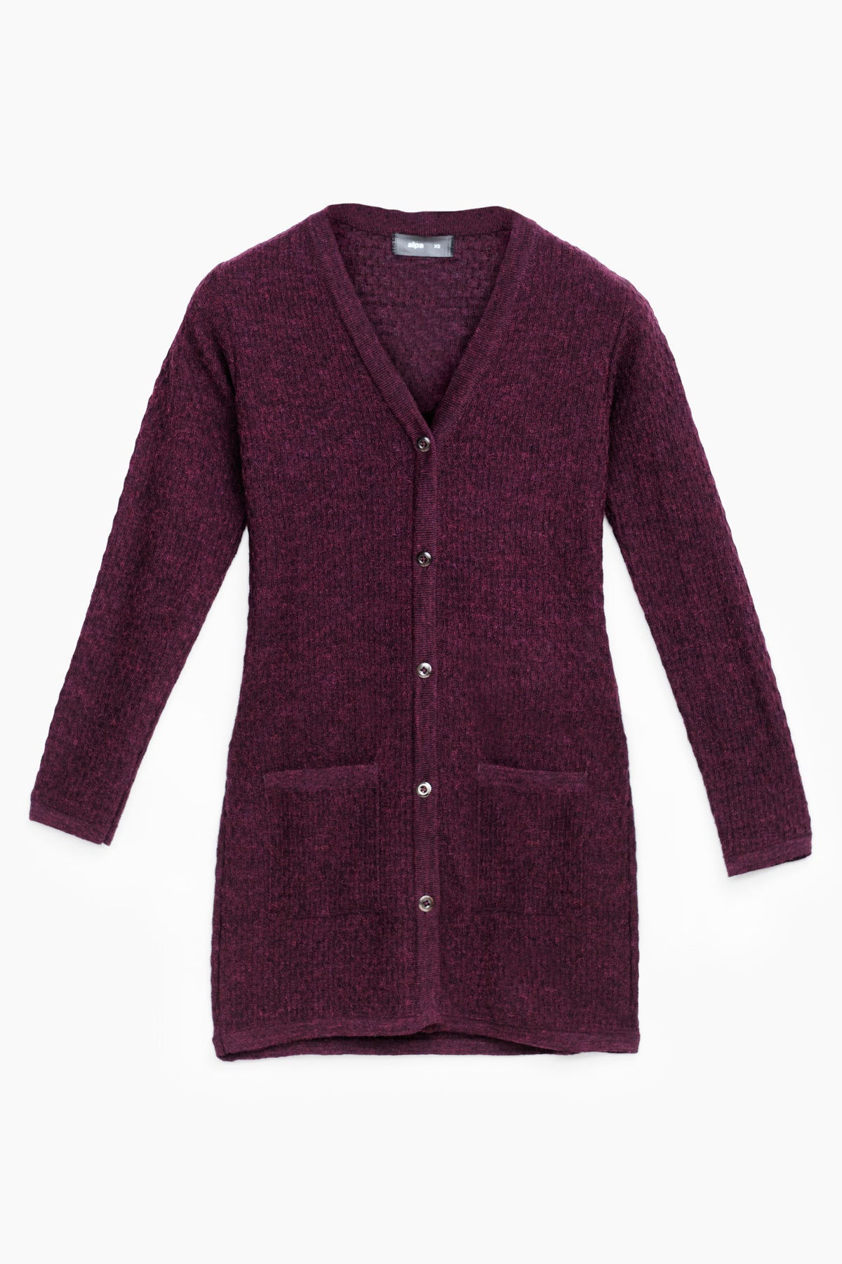 Drizzle Cardigan Plum
