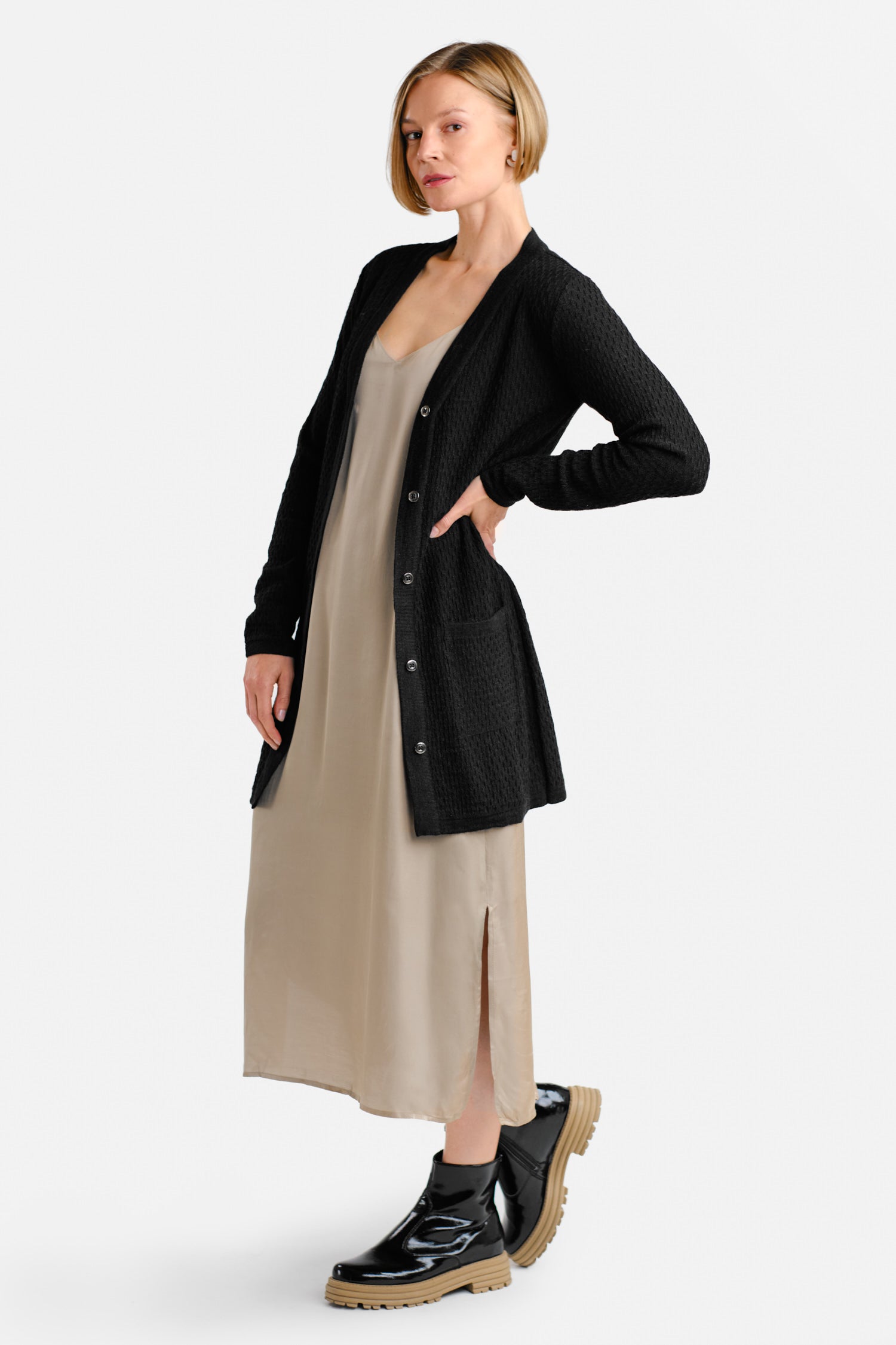 Drizzle Cardigan Black
