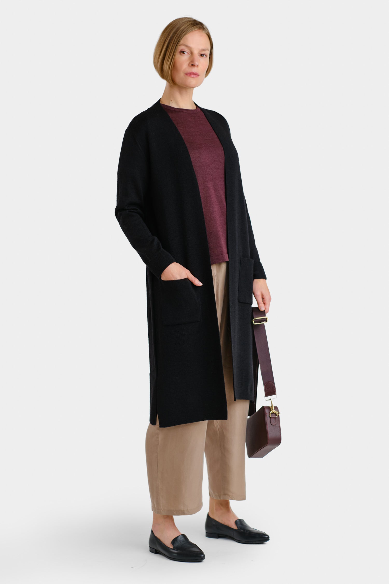 JOY cardigan, black | Alpa
