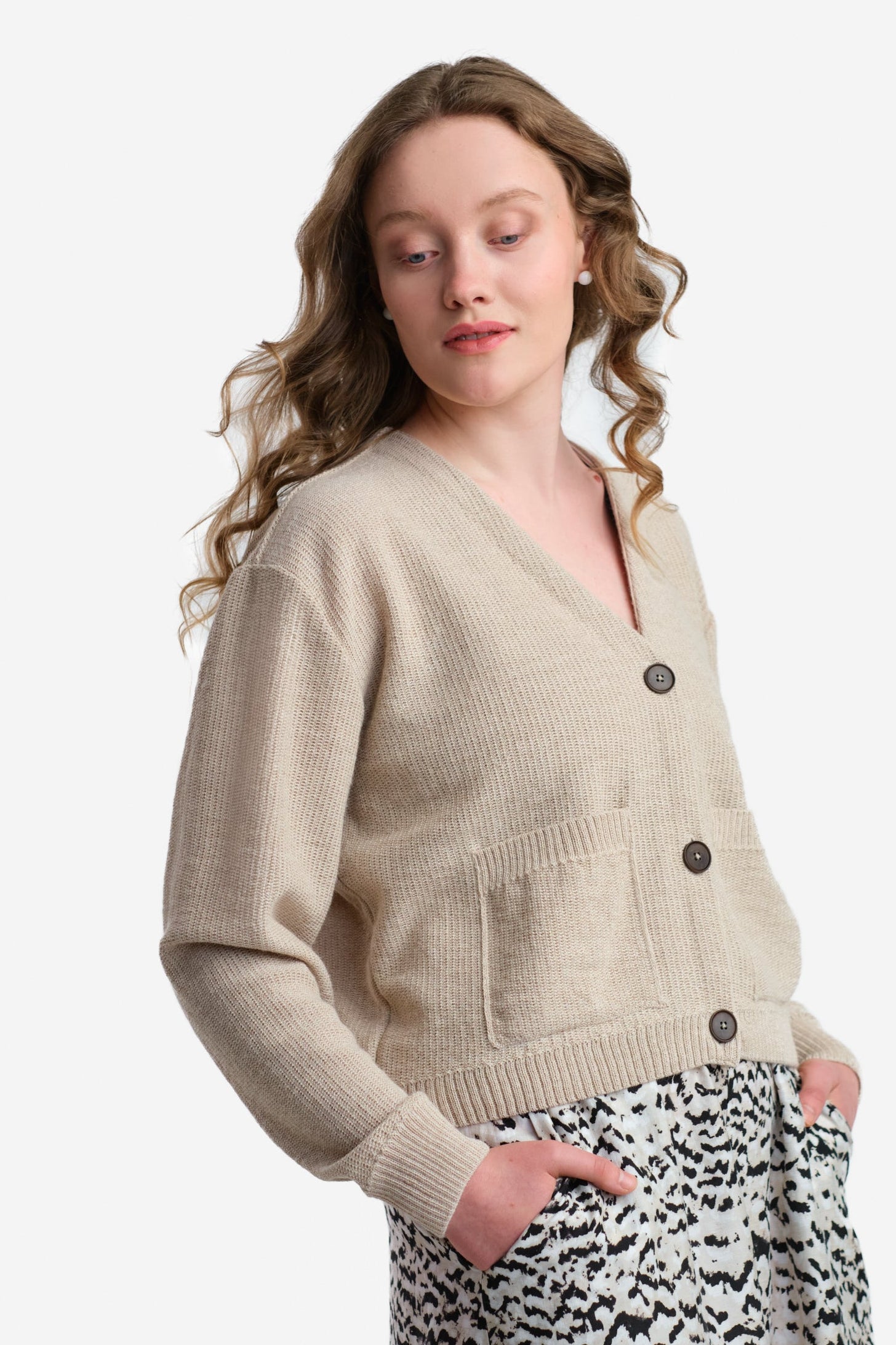 Petiole Cardigan Beige