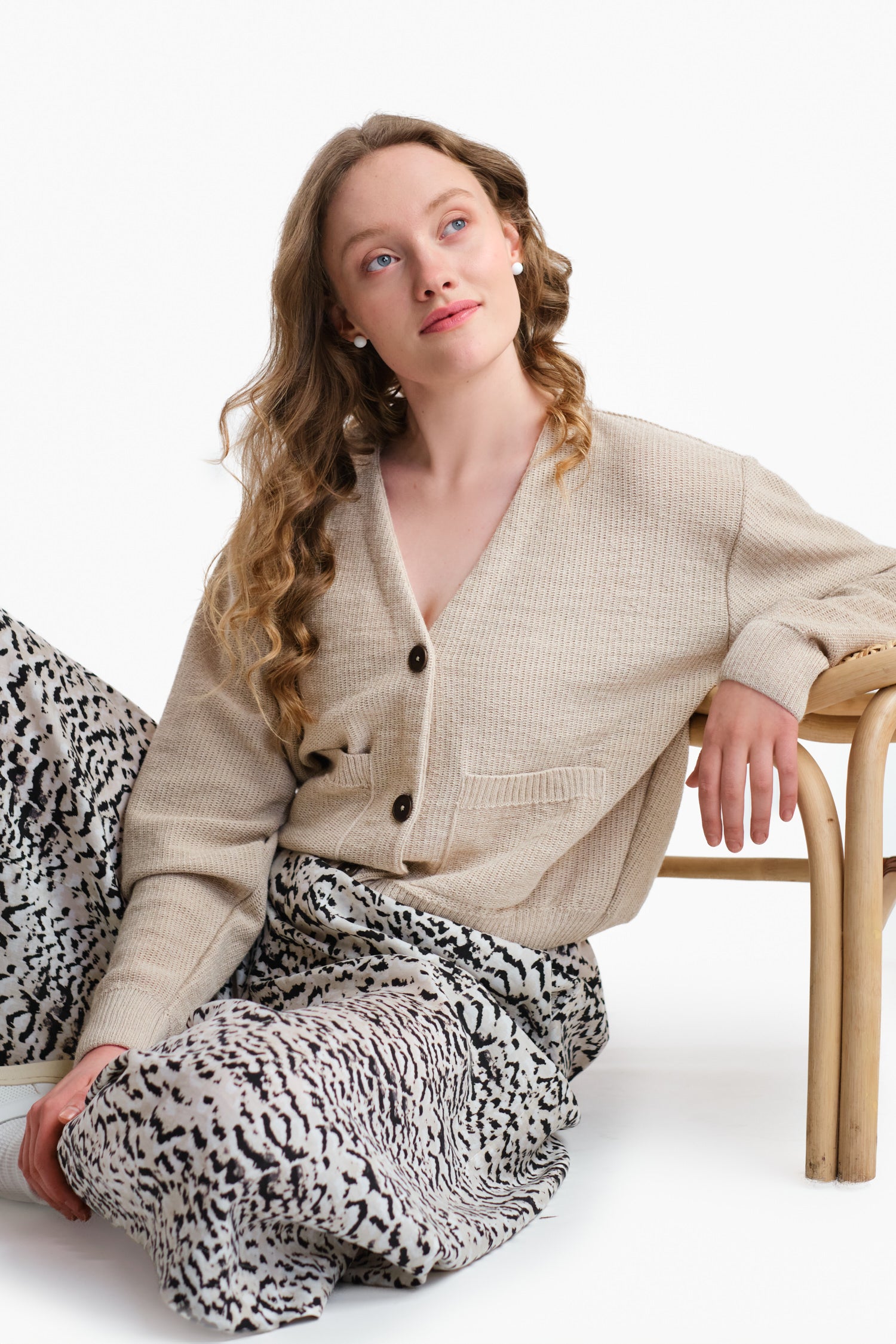 Petiole Cardigan Beige