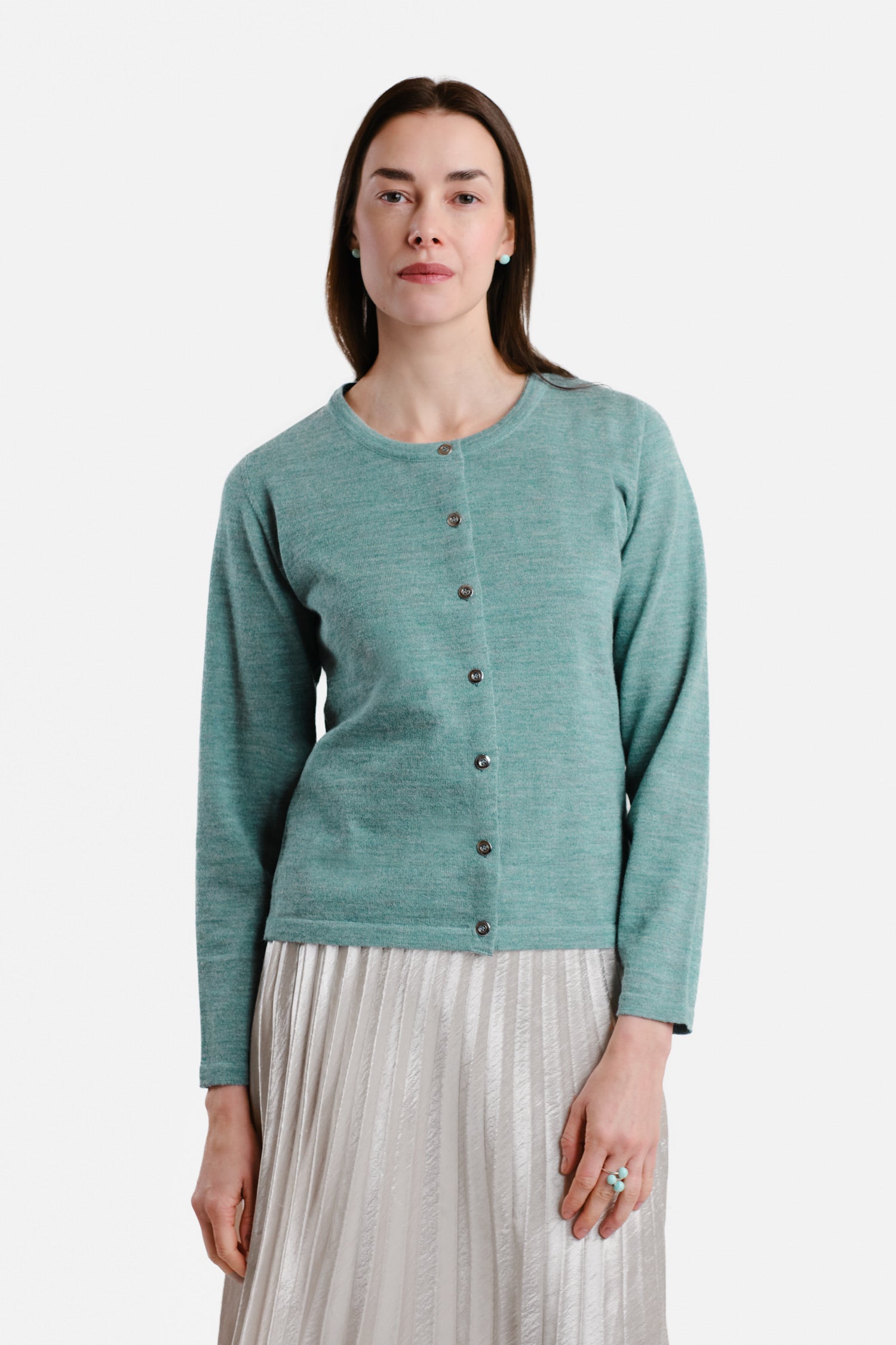 Serene Cardigan Light Turquoise