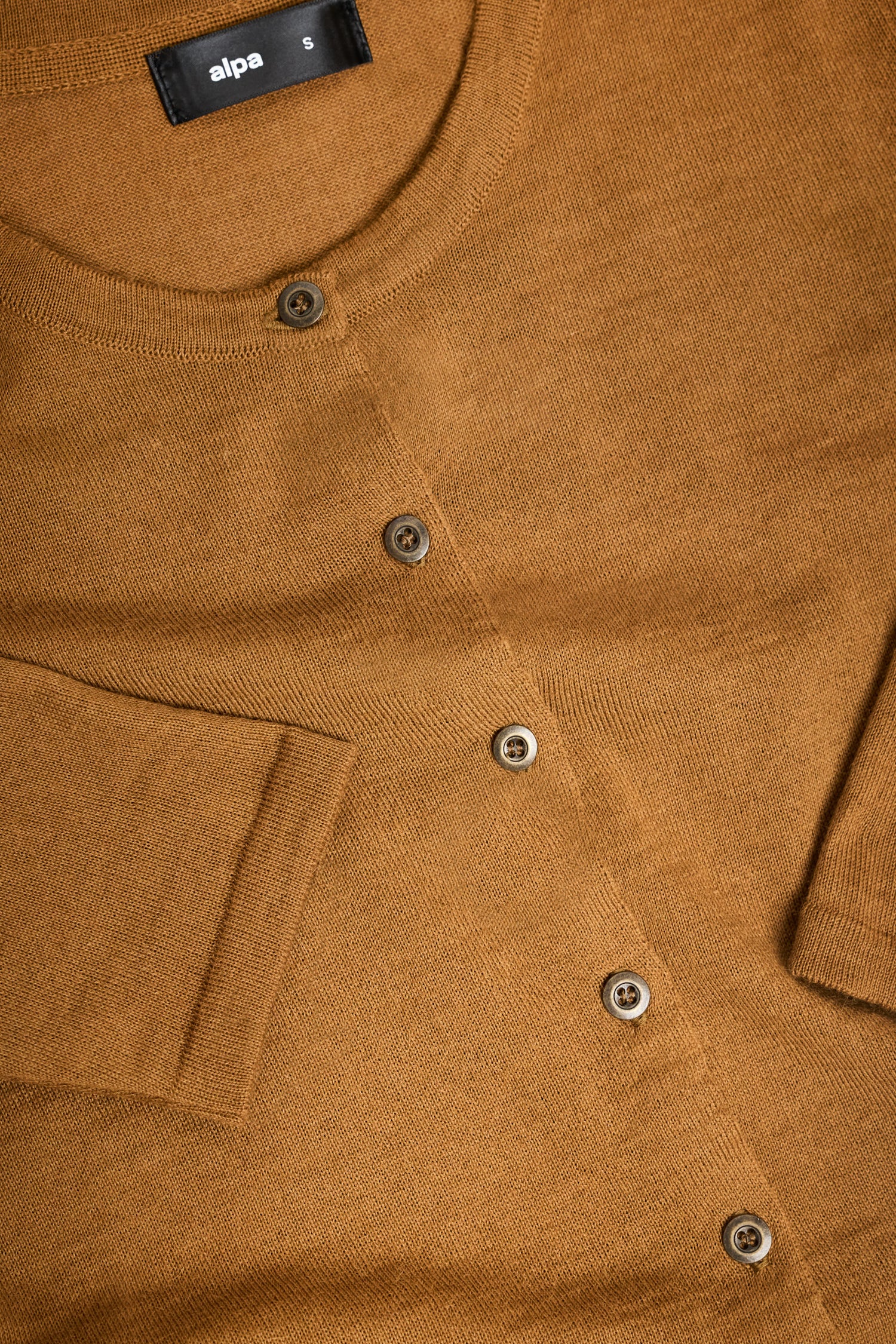 SERENE cardigan 2.0, ochre