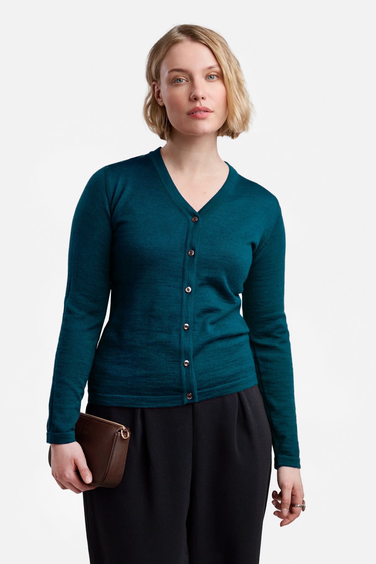 SILENT cardigan, jade