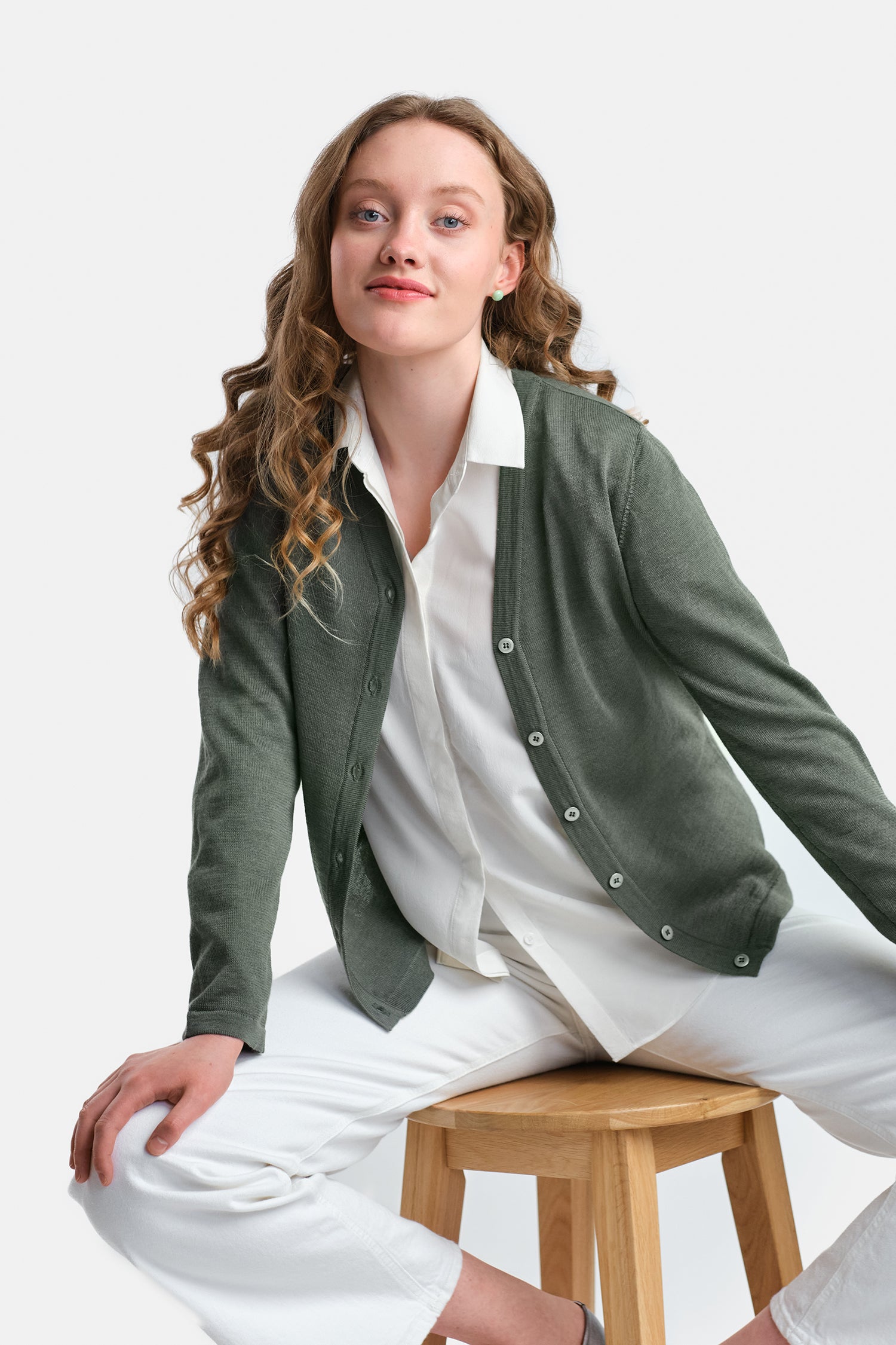 Silent Cardigan Khaki