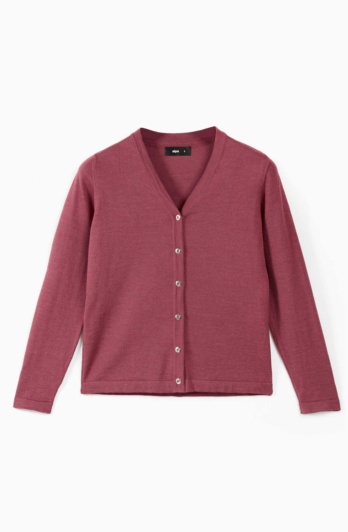 SILENT cardigan, raspberry