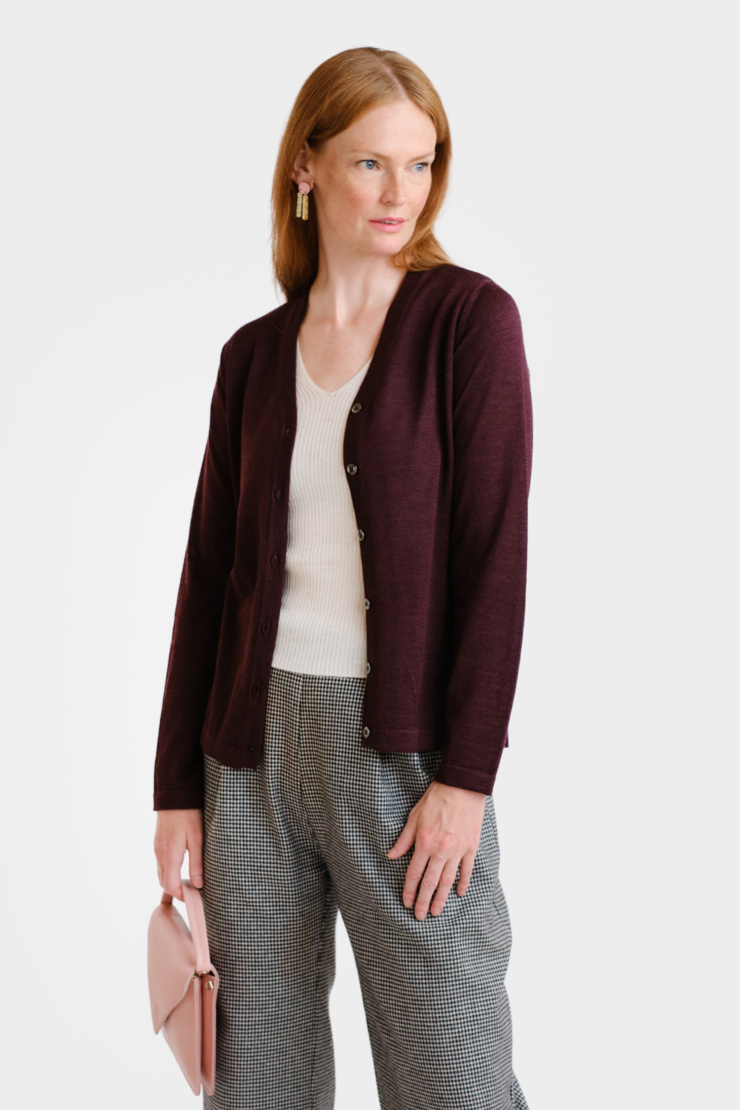 Silent Cardigan Fig
