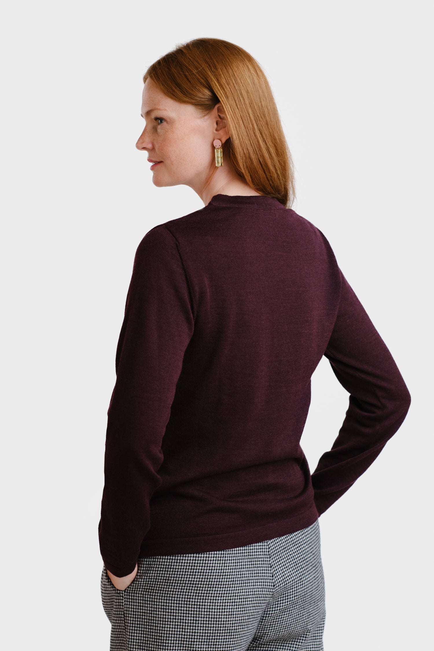 Silent Cardigan Fig