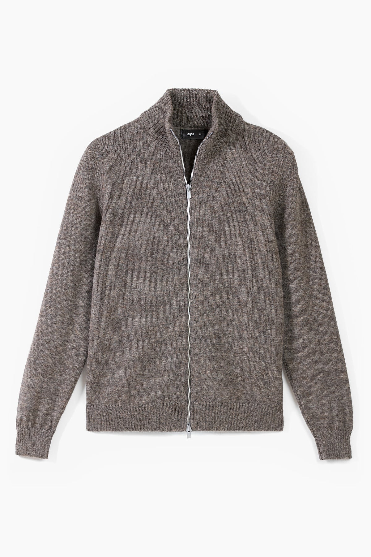 ZIPPER cardigan, ash
