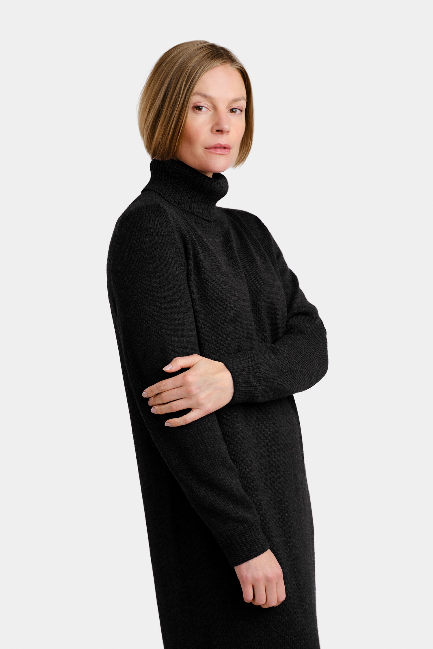 Cozy Maxi Dress Black
