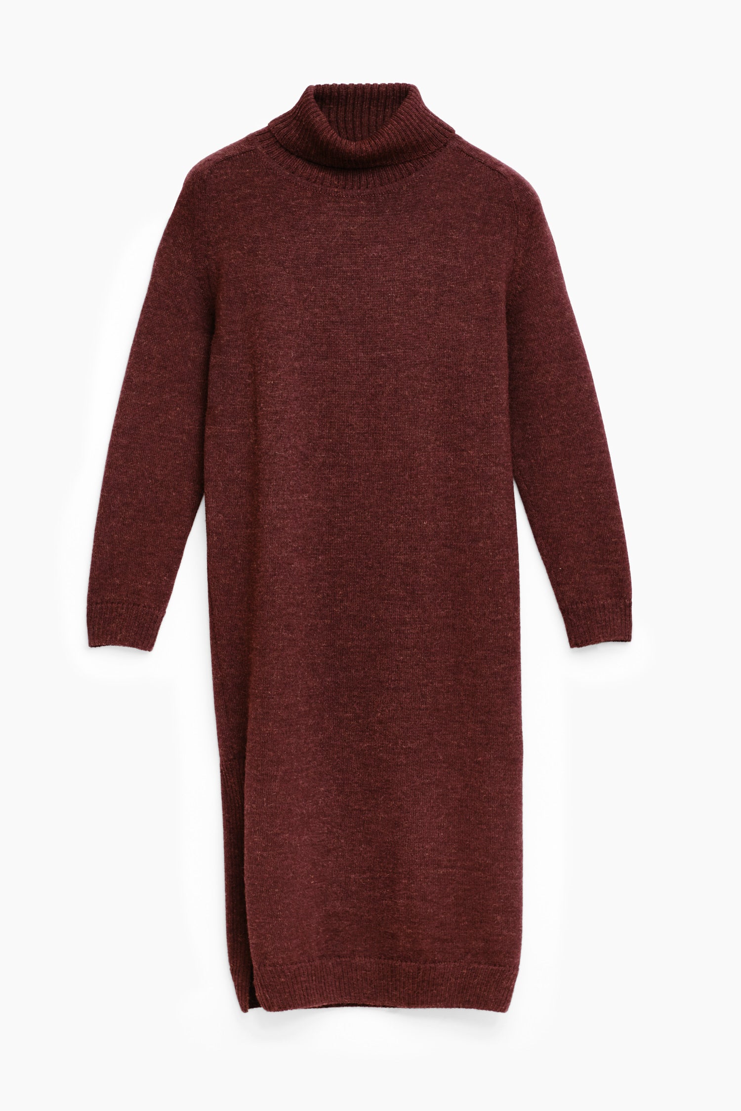Cozy Maxi Dress Bordeaux