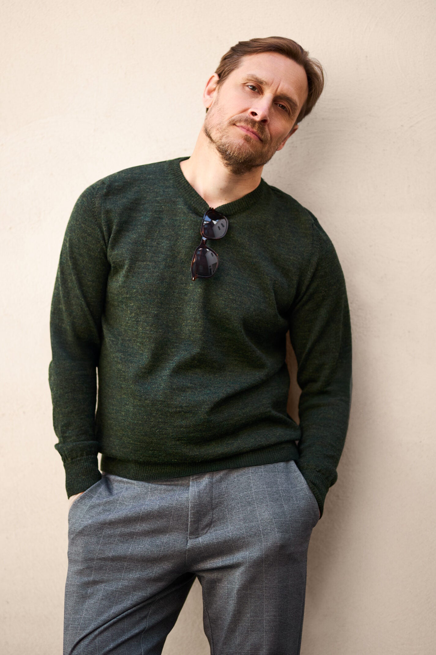 Element Knit Sweater Forest Green