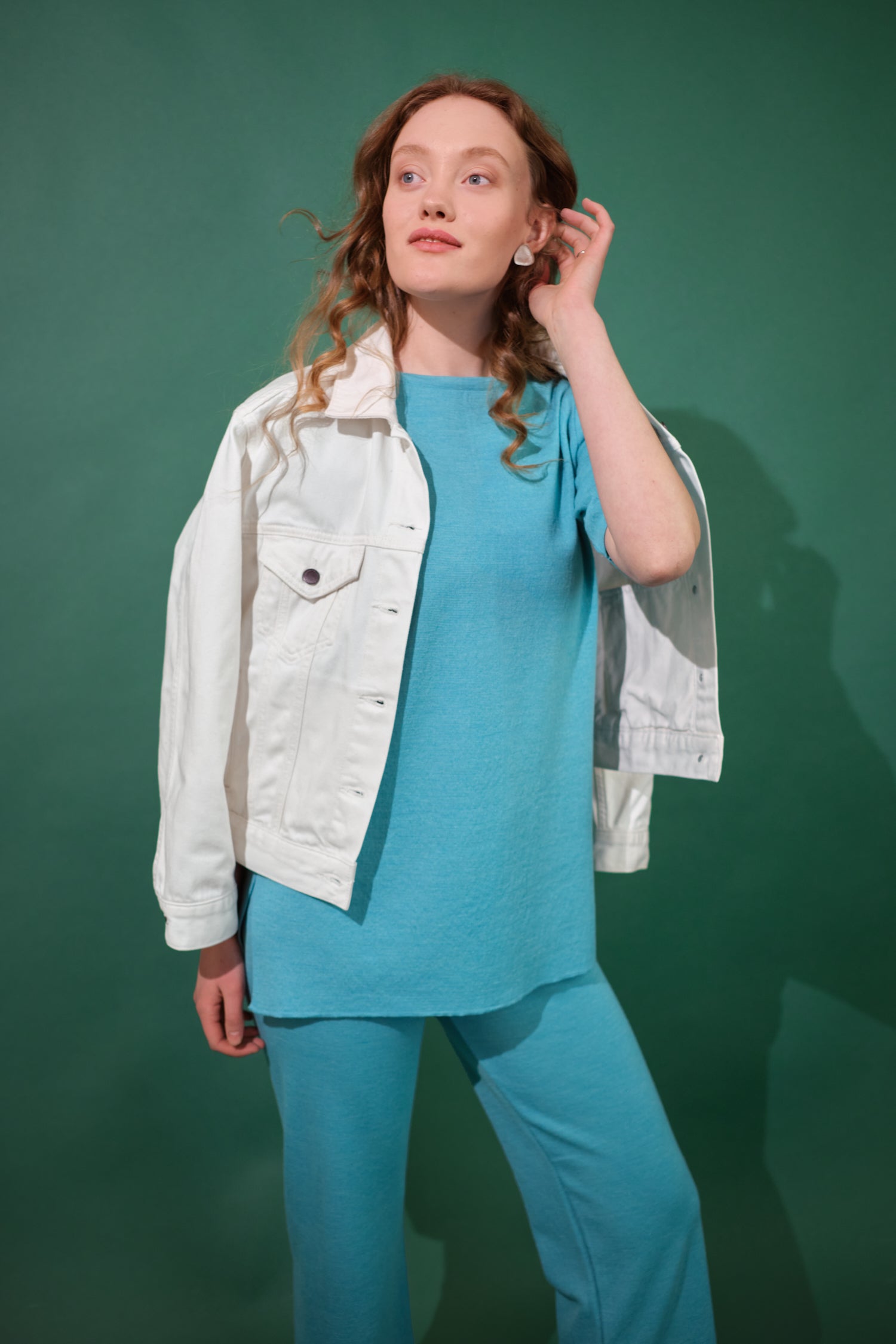 Garden Tunic Turquoise