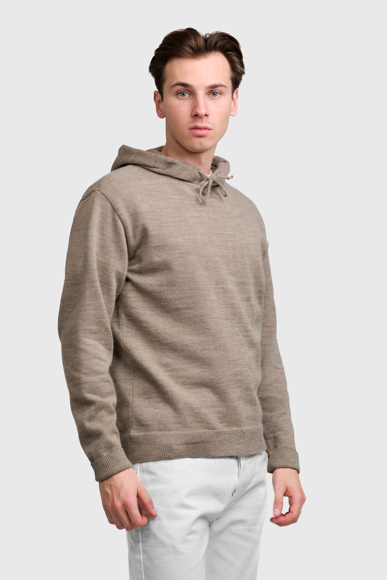 Alpacahoodie Greige Hoodie