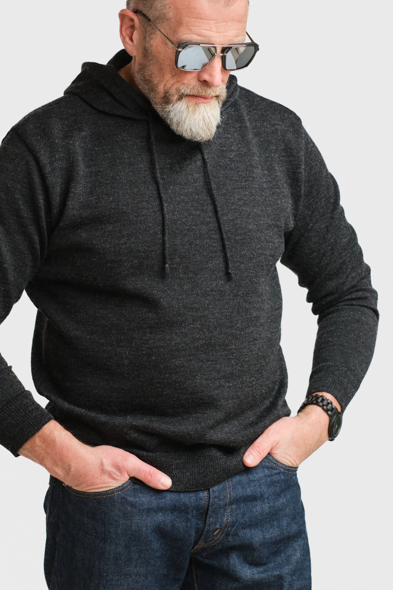 Hoodie Alpaca Hoodie Charcoal