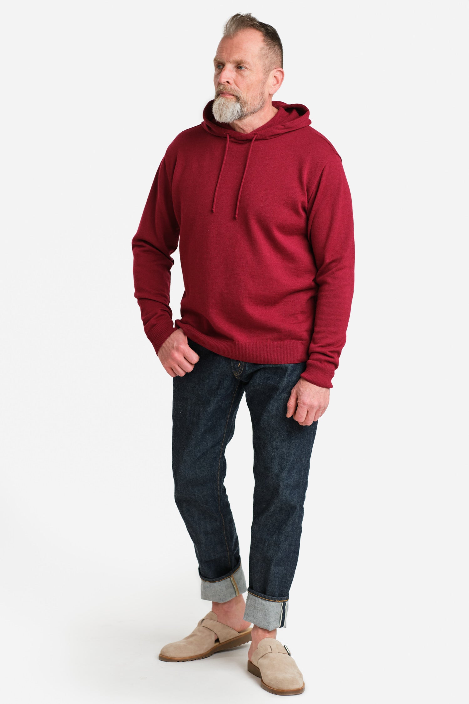 Alpacahoodie Cranberry Red Hoodie
