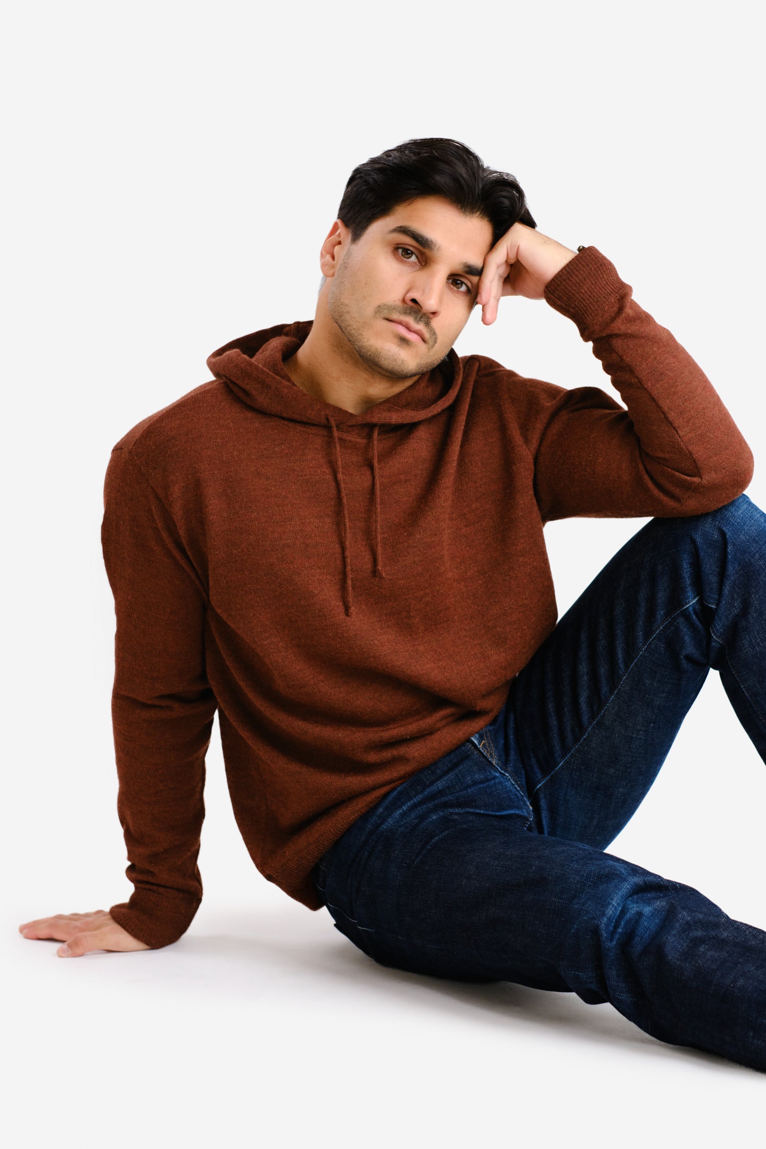 Hoodie Alpaca Hoodie Mahogany