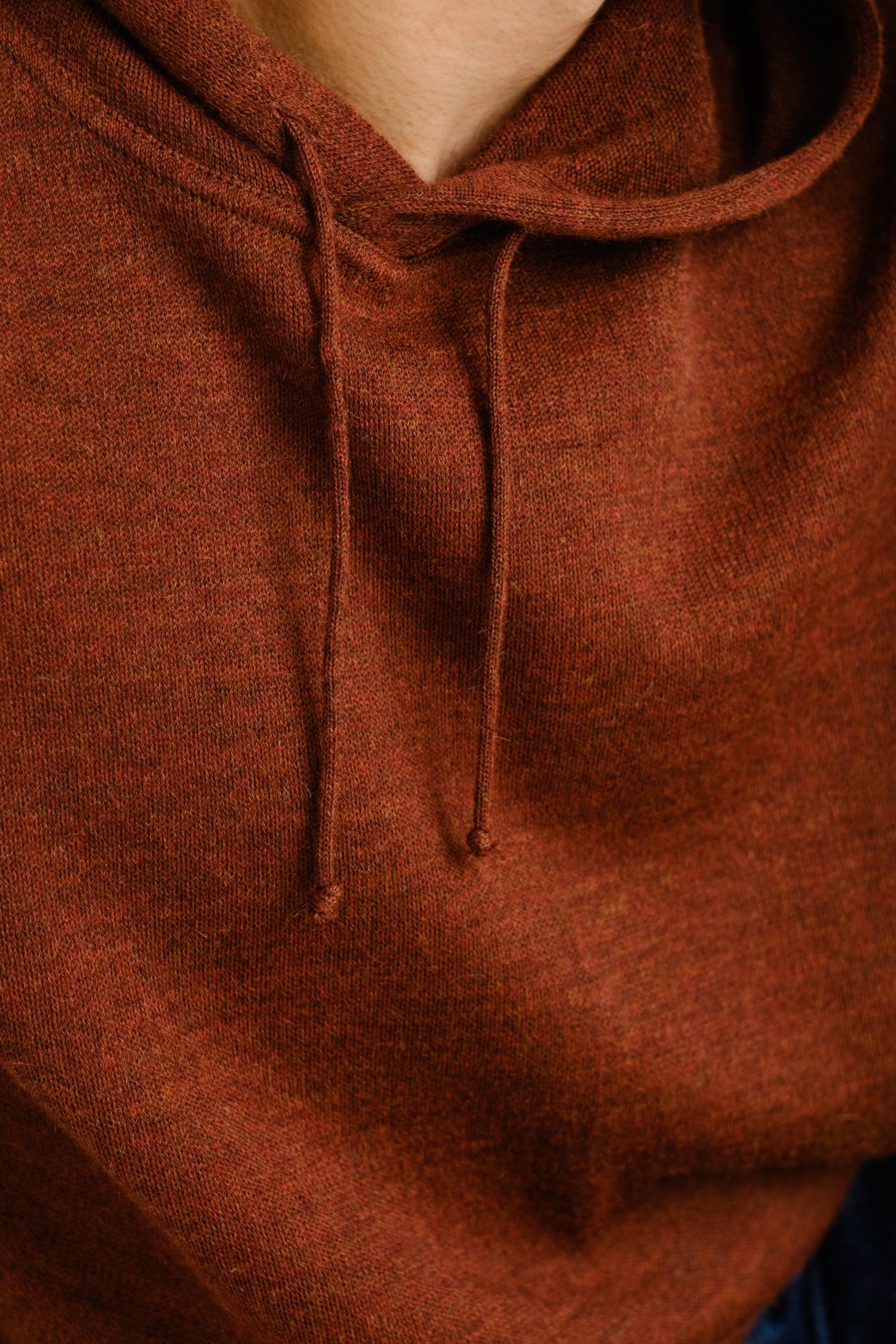 Hoodie Alpaca Hoodie Mahogany