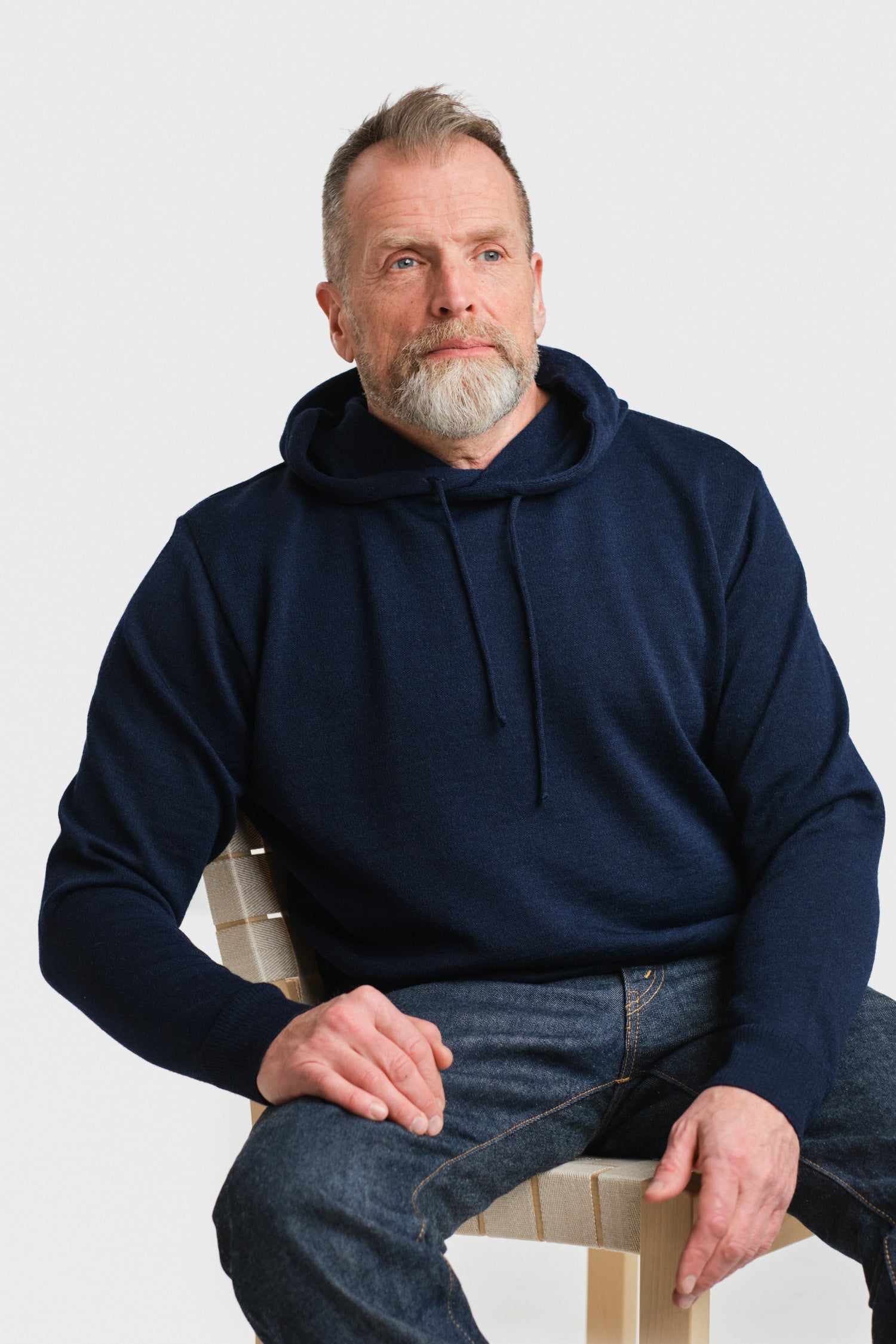 Alpacahoodie Navy Hoodie