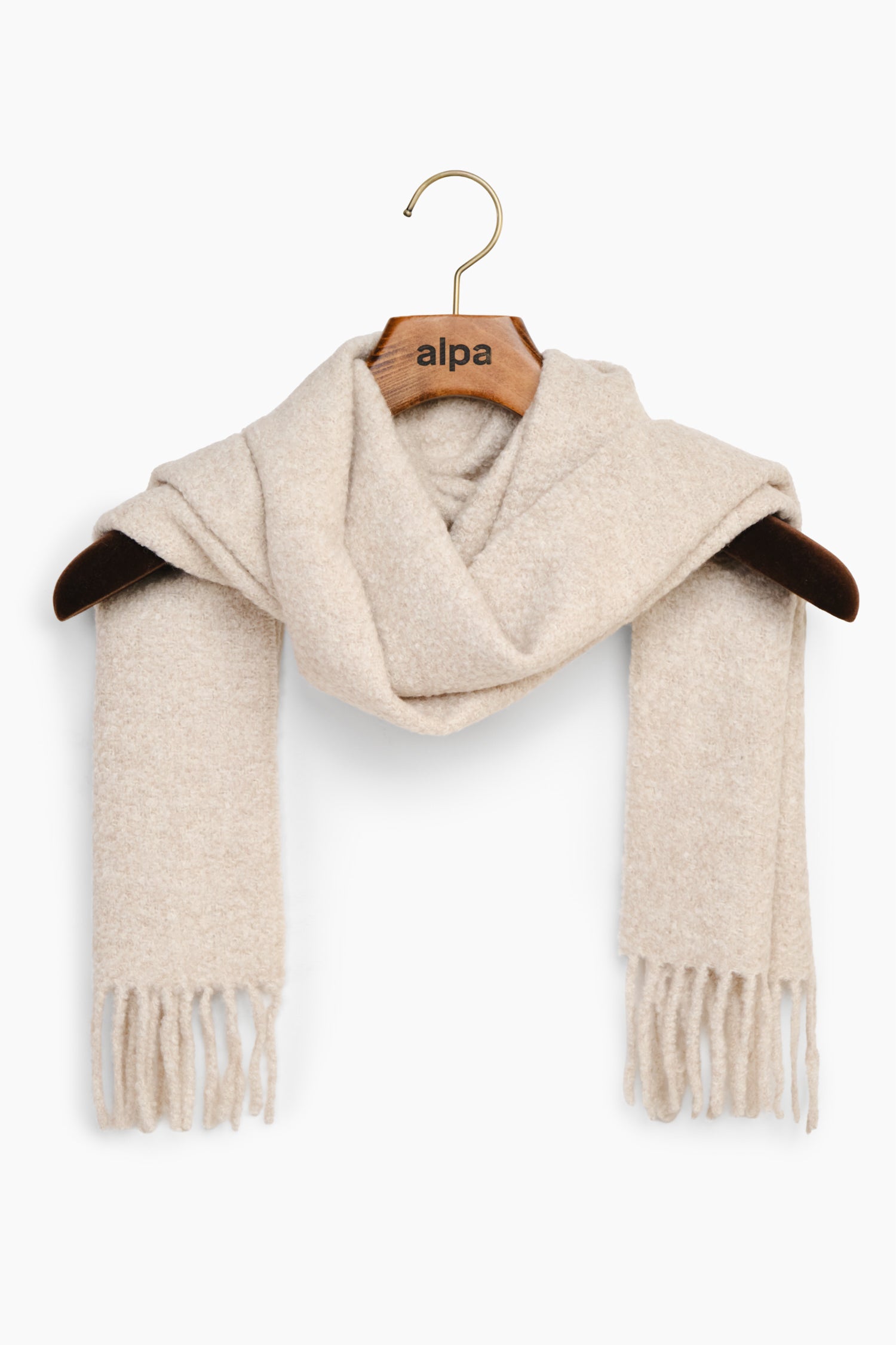 Curl Boucle Scarf Champagne