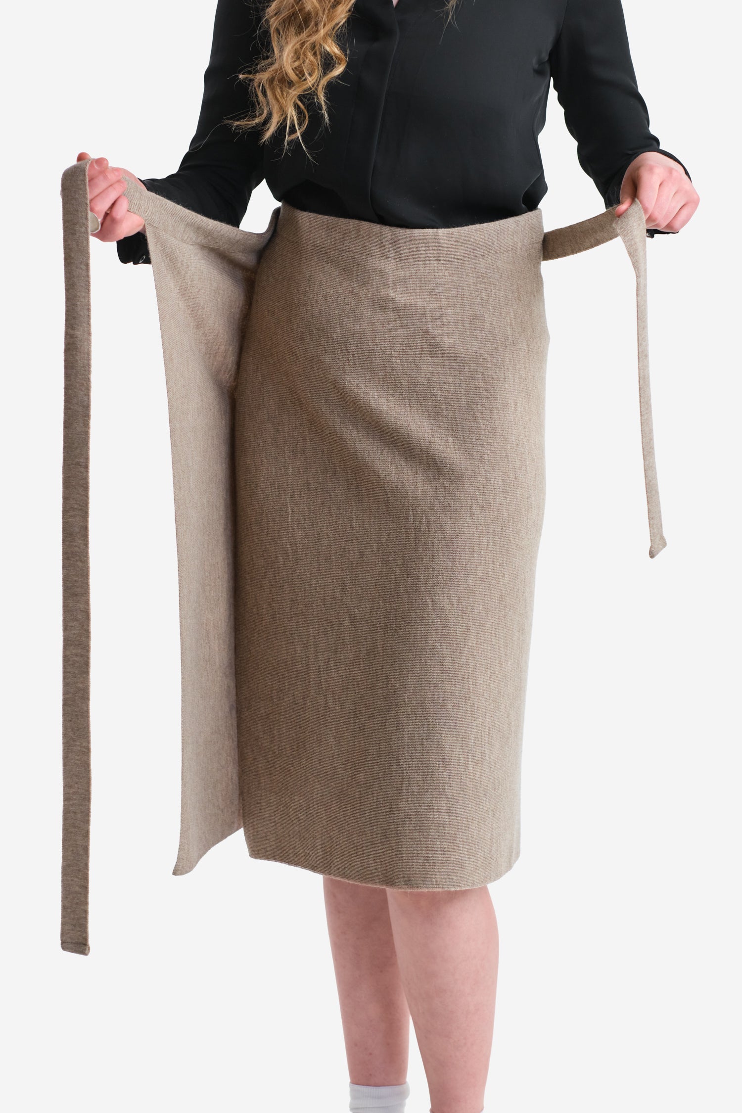 Origami Skirt Greige