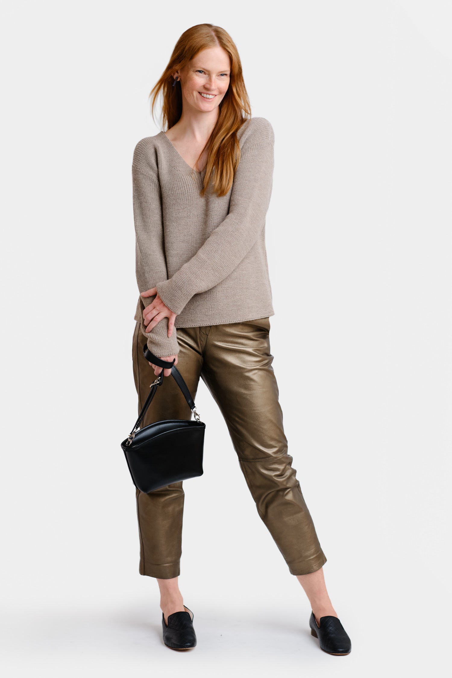 Chunky Knit Sweater Greige