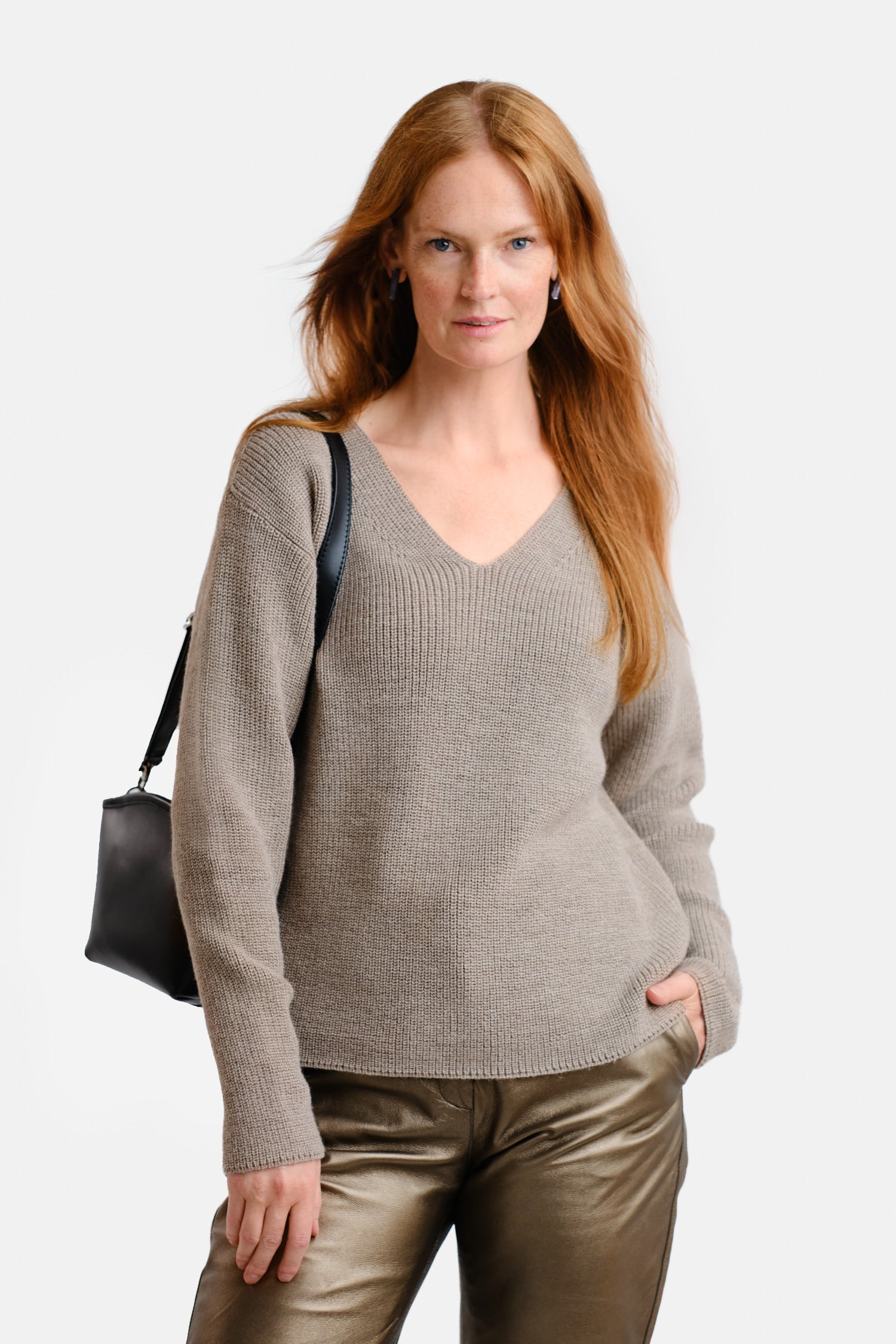 Chunky Knit Sweater Greige