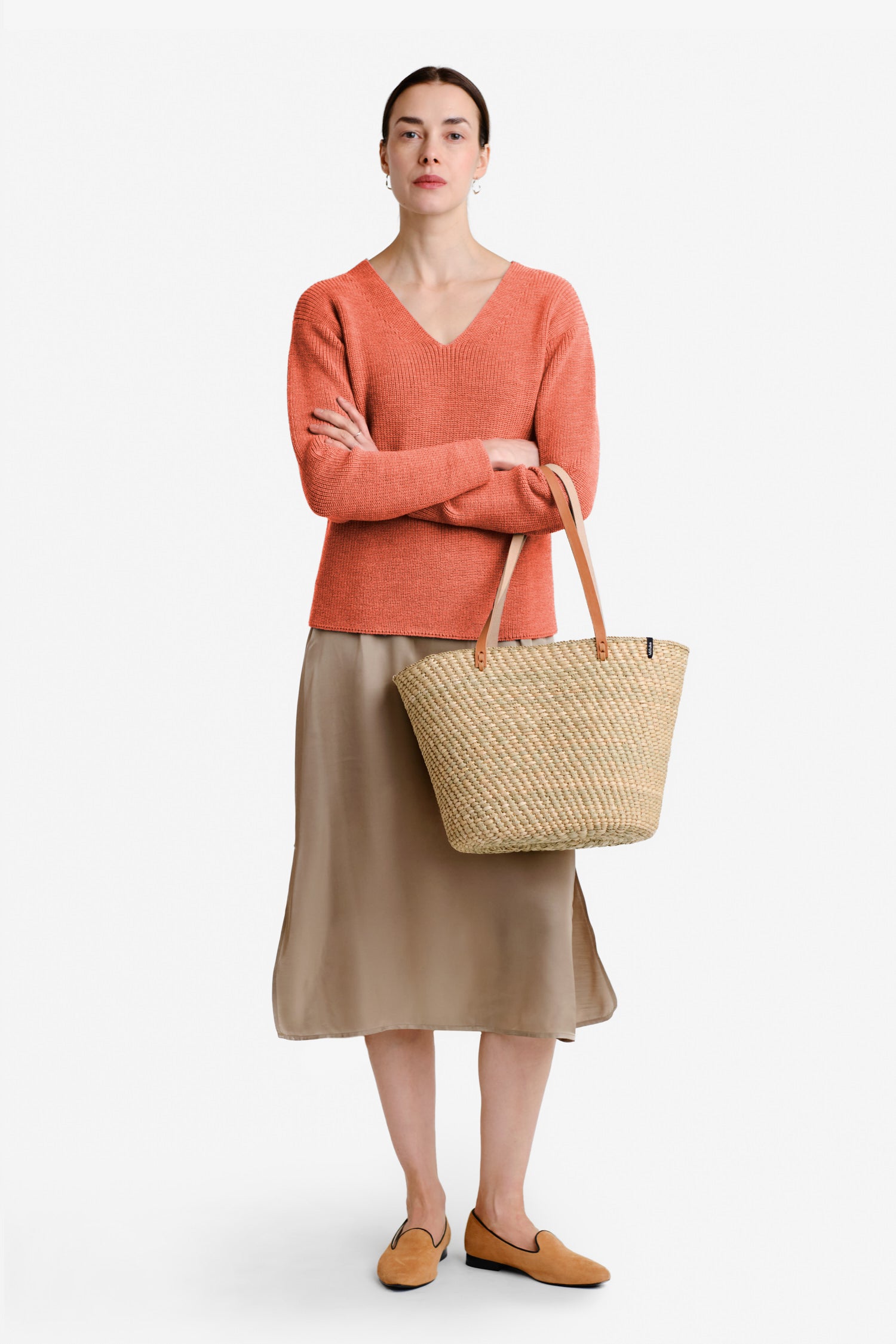 Chunky Knit Sweater Peach