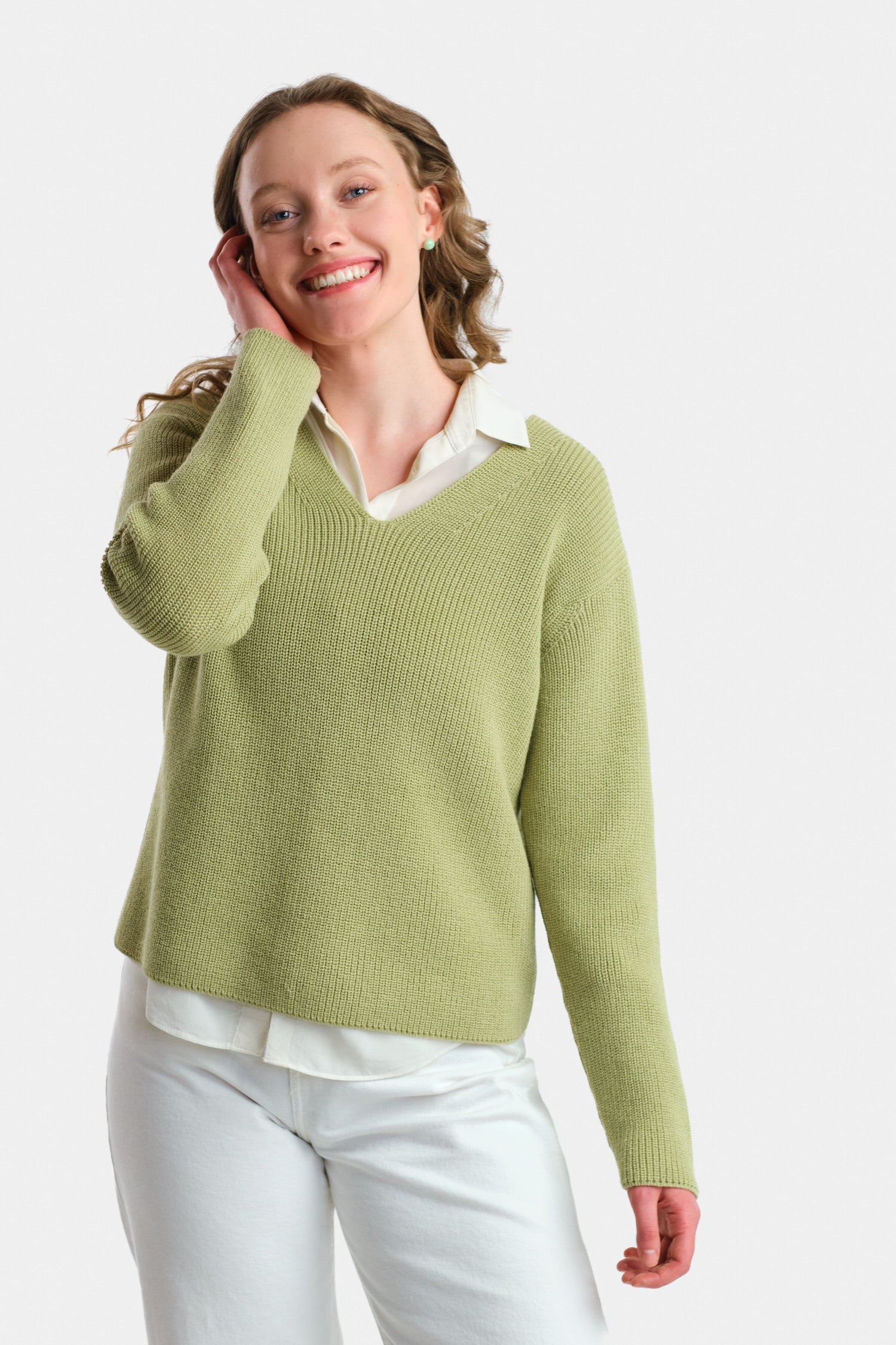 Chunky Knit Sweater Pear