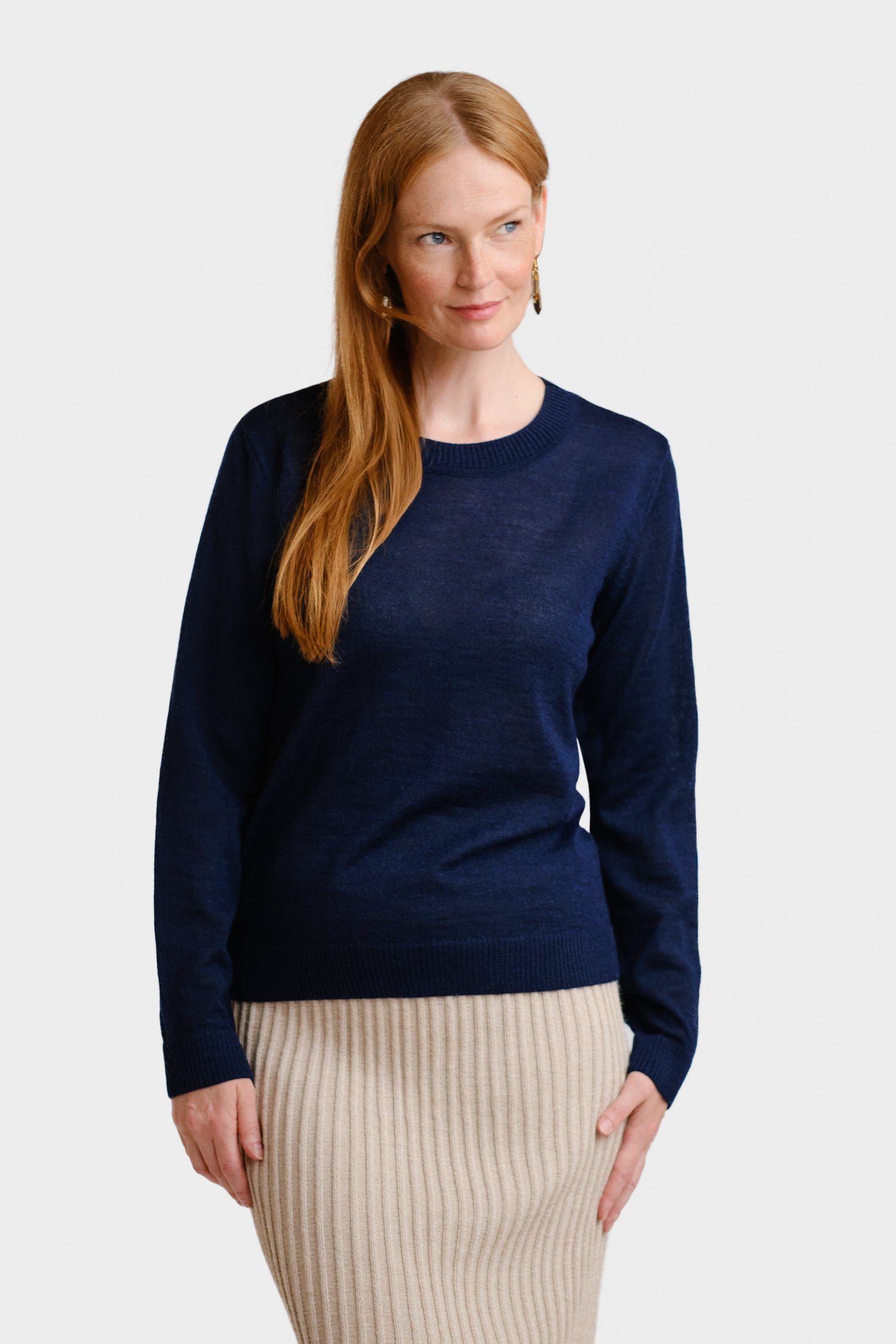 Clear Jumper Navy