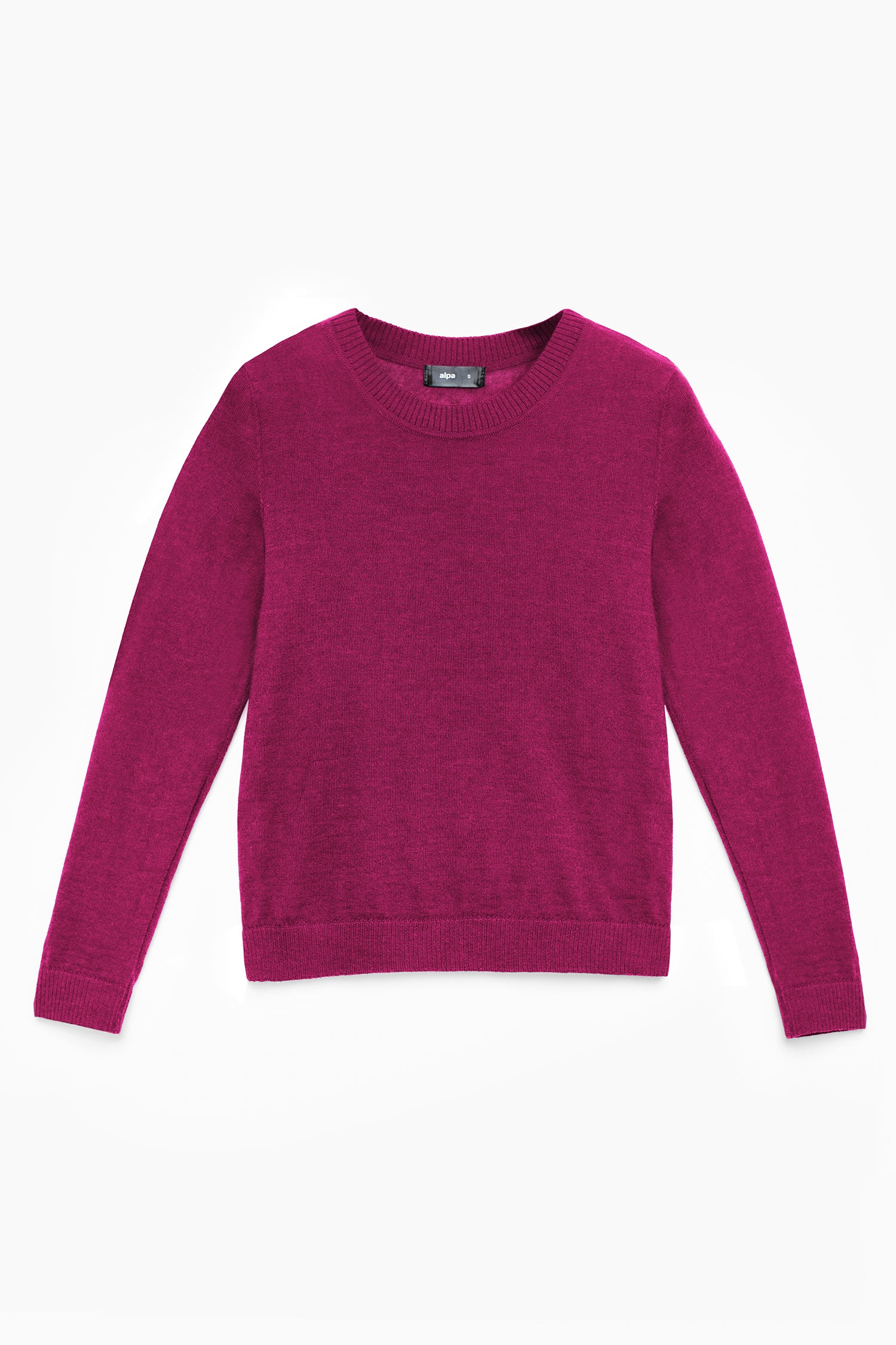 CLEAR jumper, rhubarb