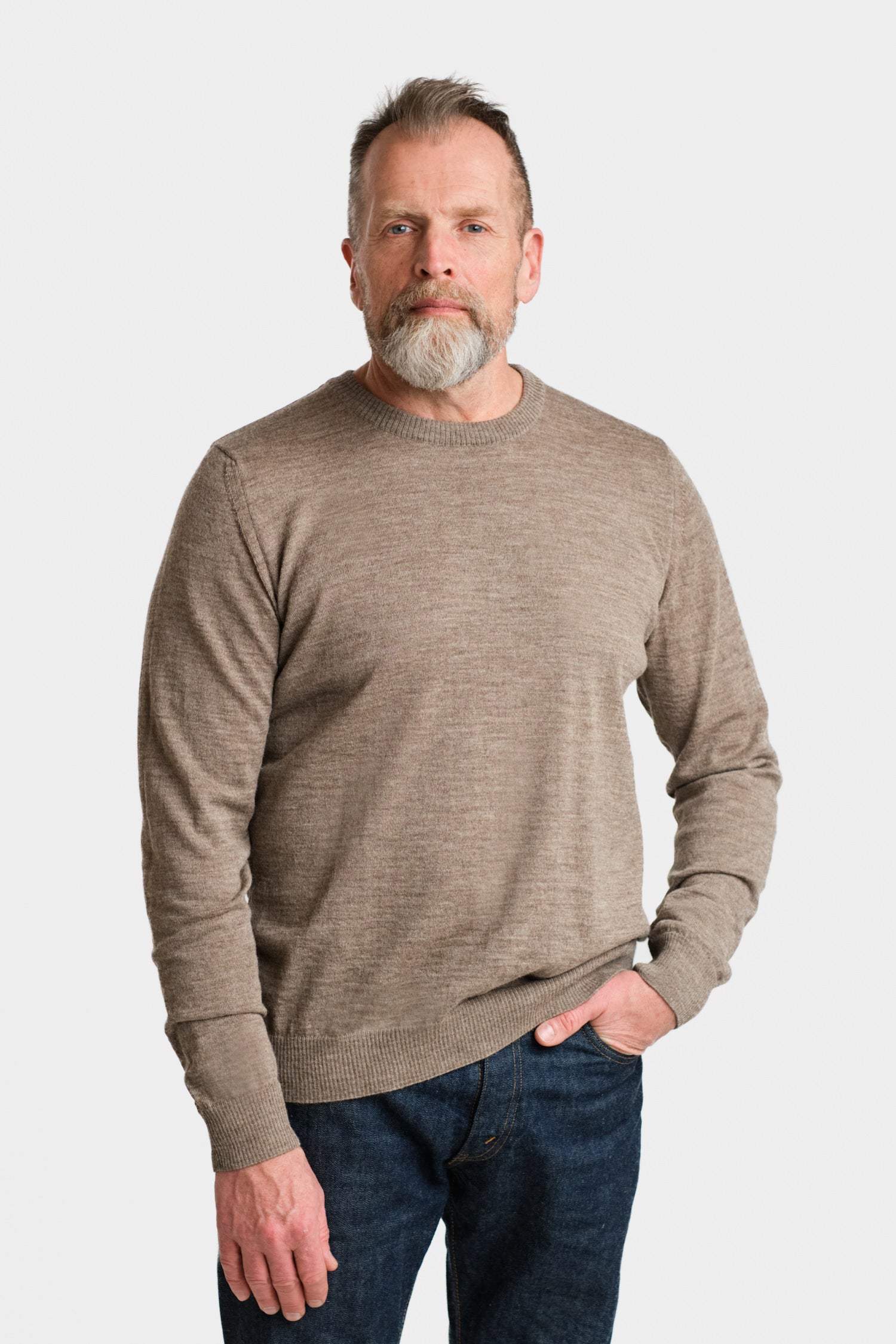 Element Knit Sweater Dark Greige
