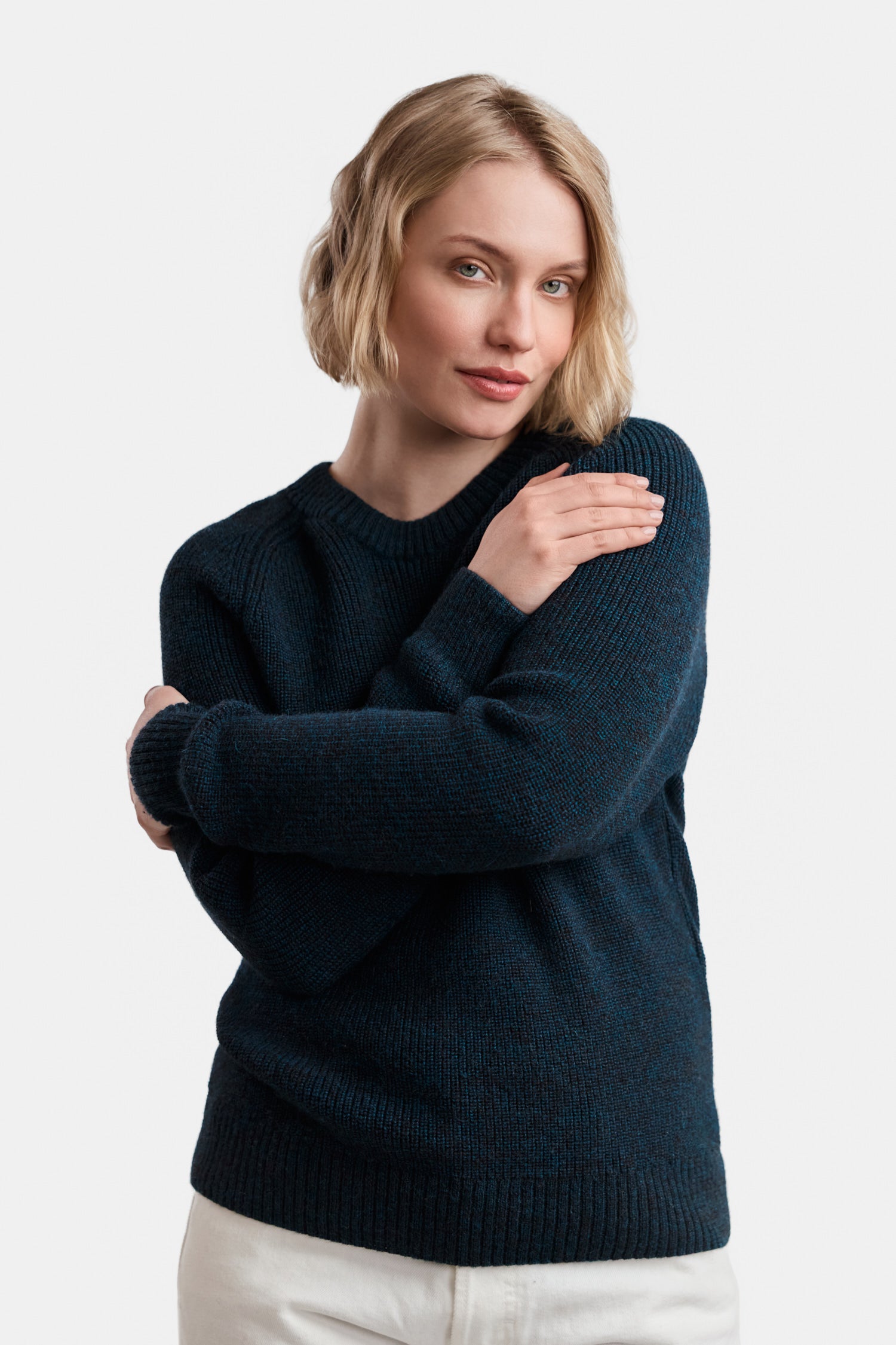 LOYAL sweater, dark petrol