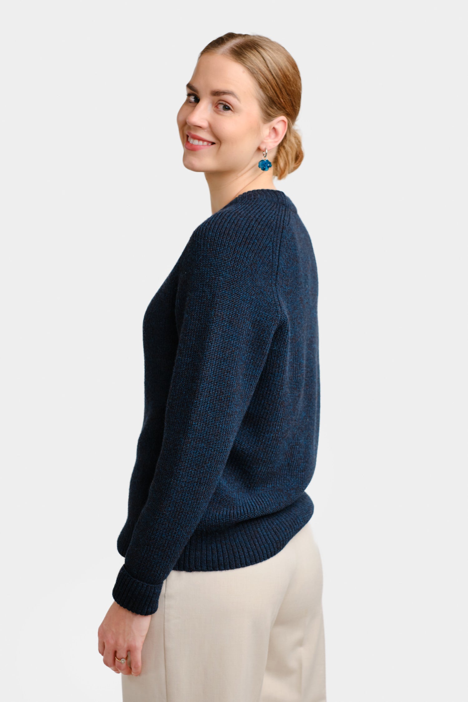 LOYAL sweater, dark petrol