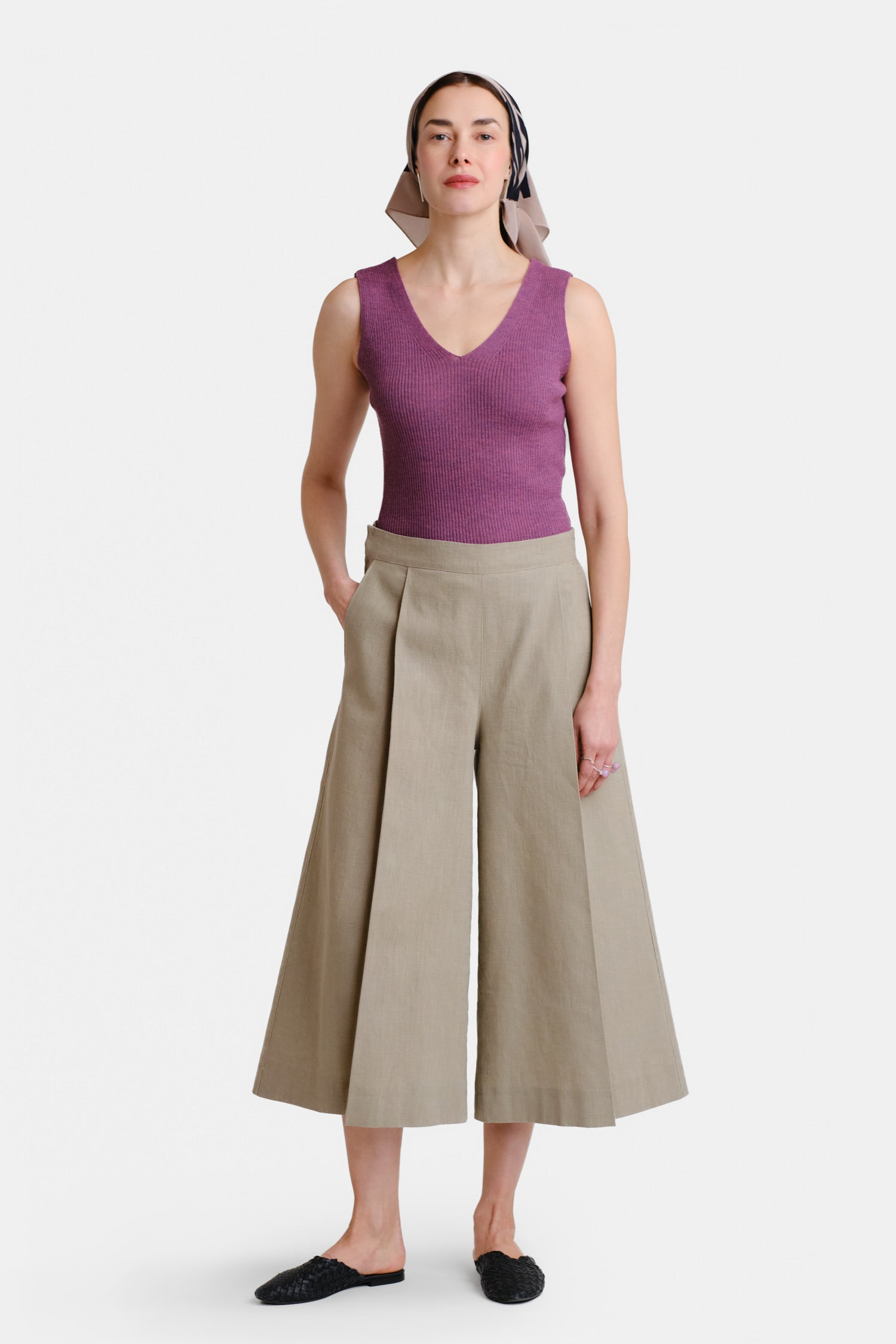 Flow Knitted Top Lilac_32885