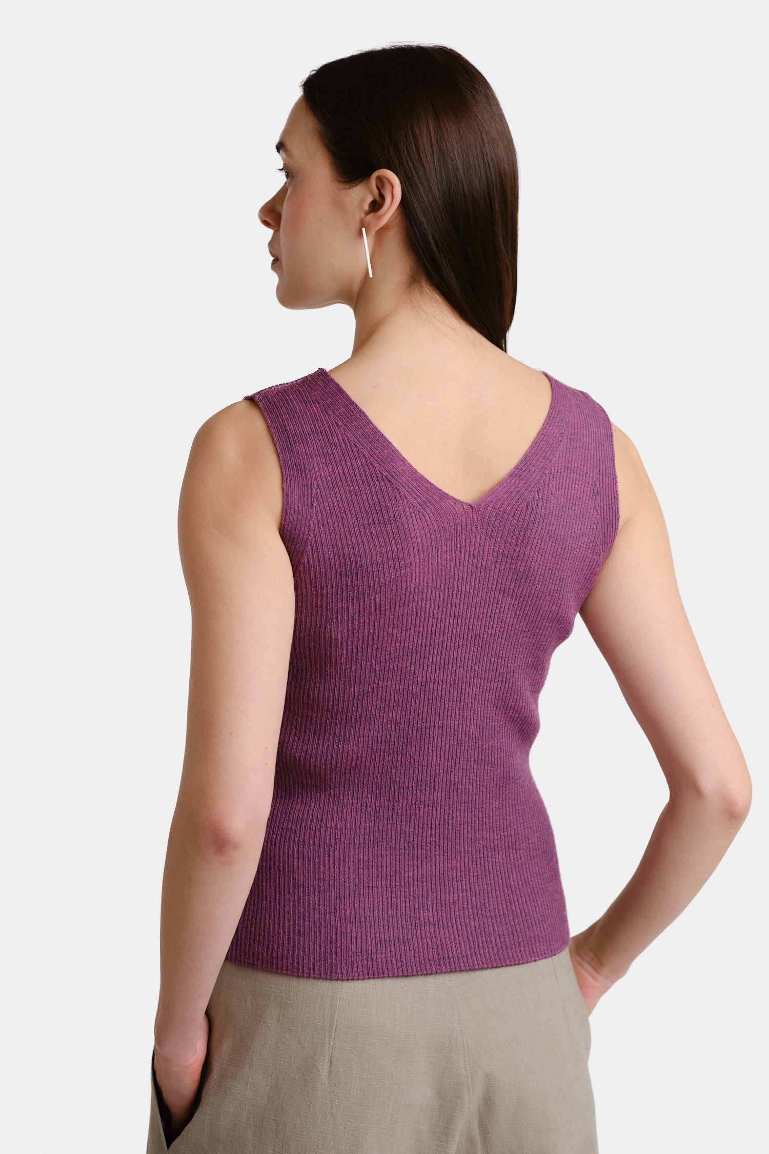 Flow Knitted Top Lilac_32885
