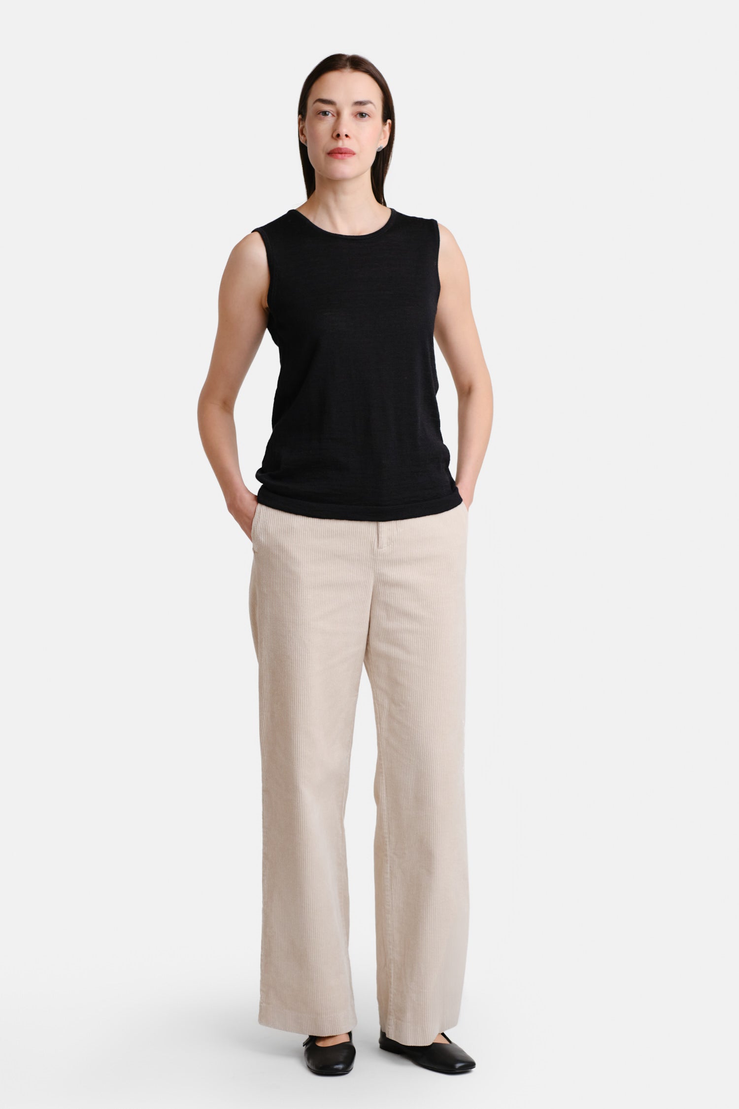 Sense Knitted Top Black